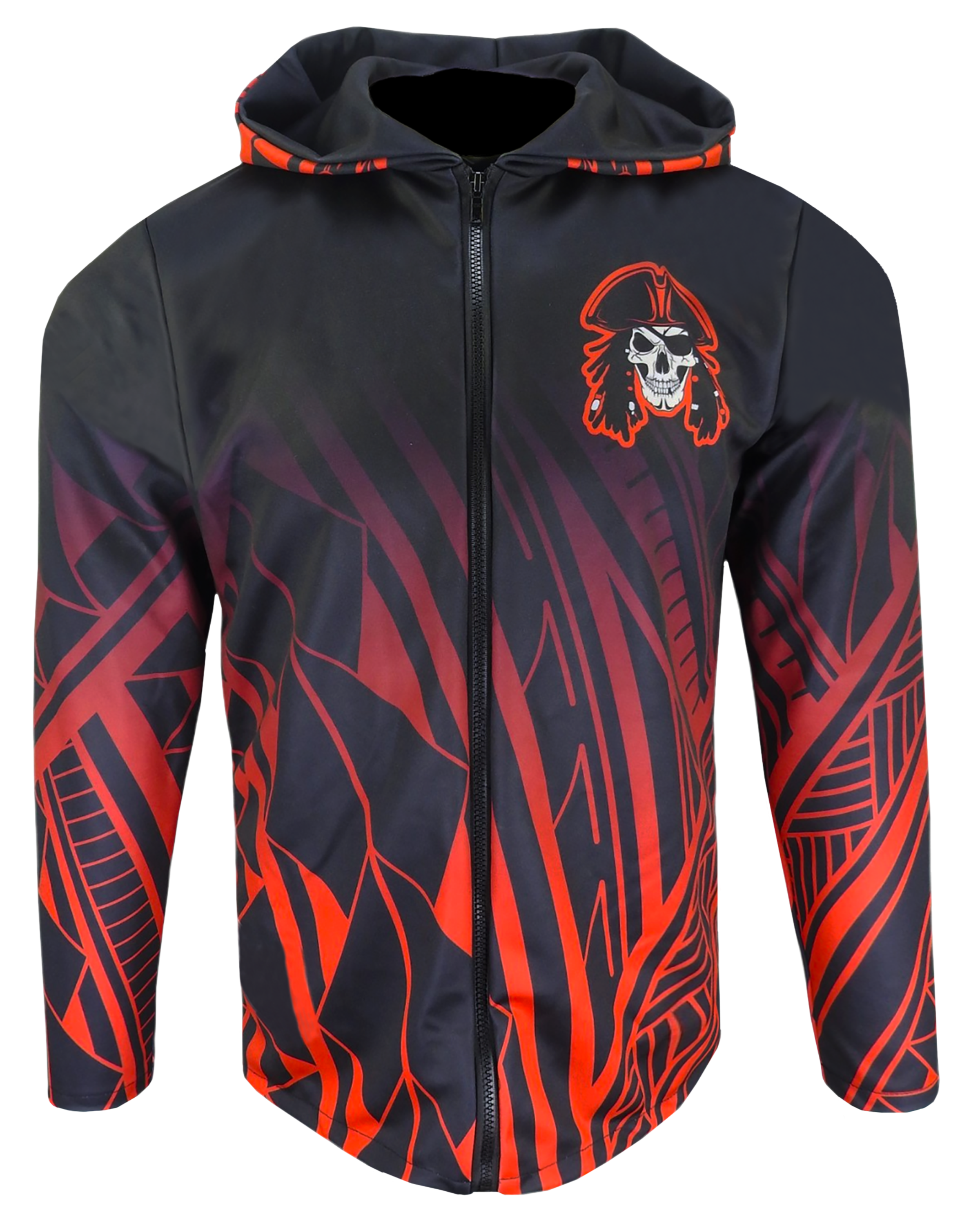 Sublimation Hooded Warm-Up Jacket