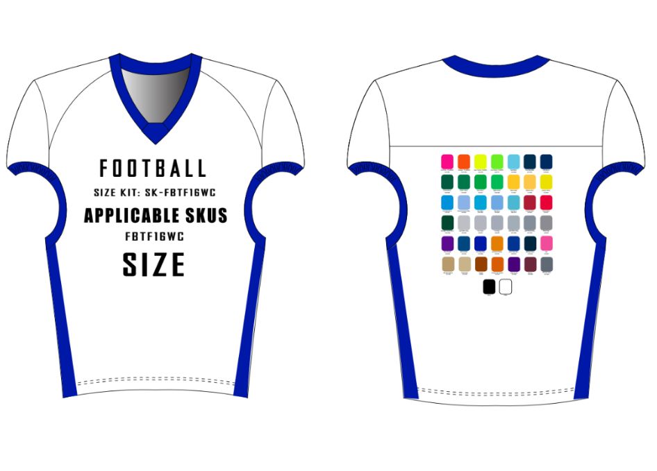Edge Waistcut Fitted Jersey Size Samples