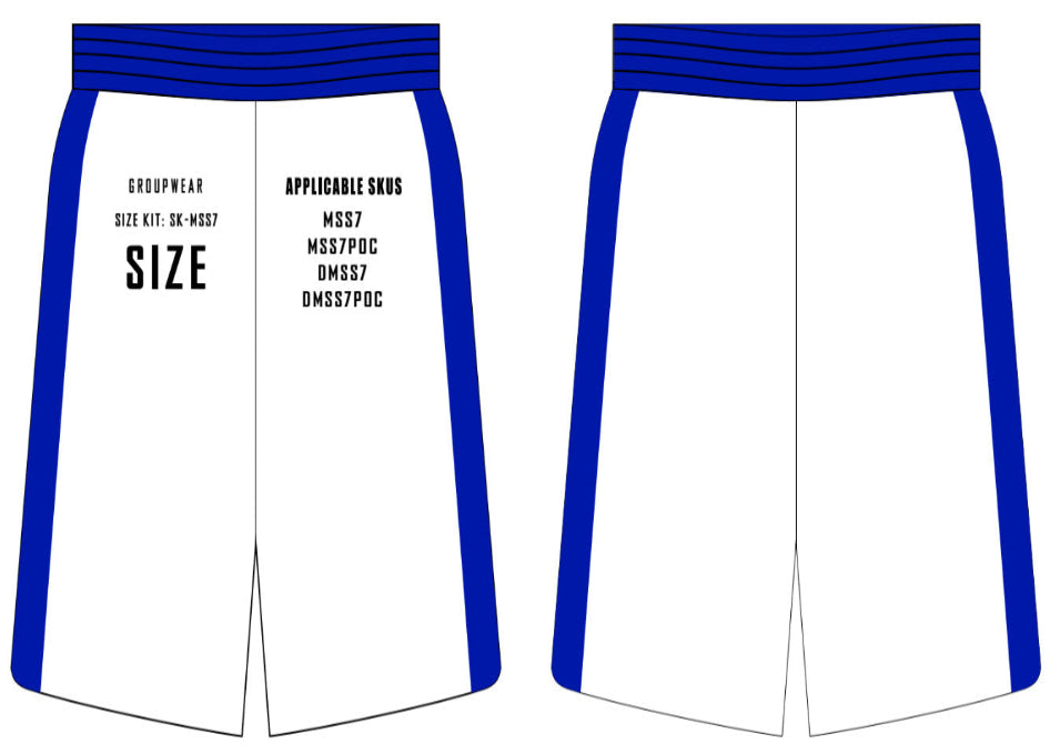 Multi Sport 7" Inseam Training Shorts Size Samples