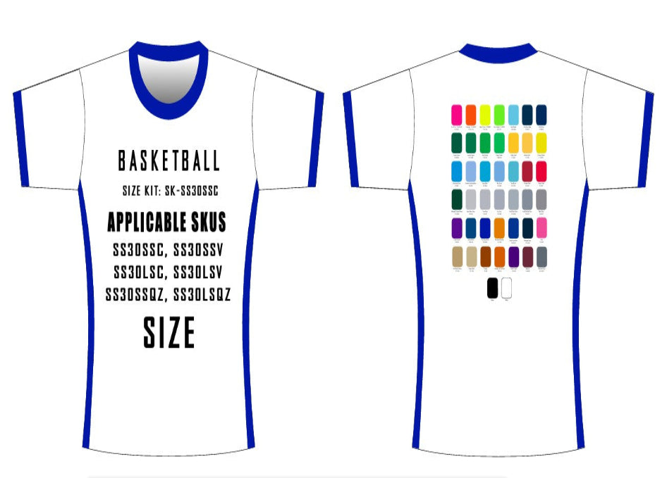 Shooter Shirt Size Samples