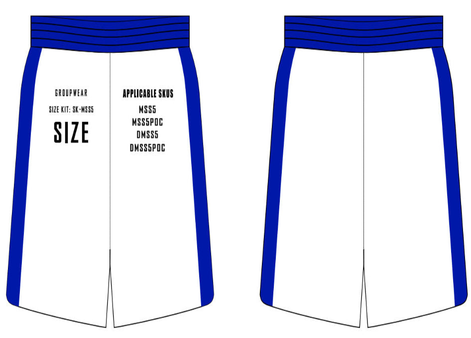 Multi Sport 5" Inseam Training Shorts Size Samples