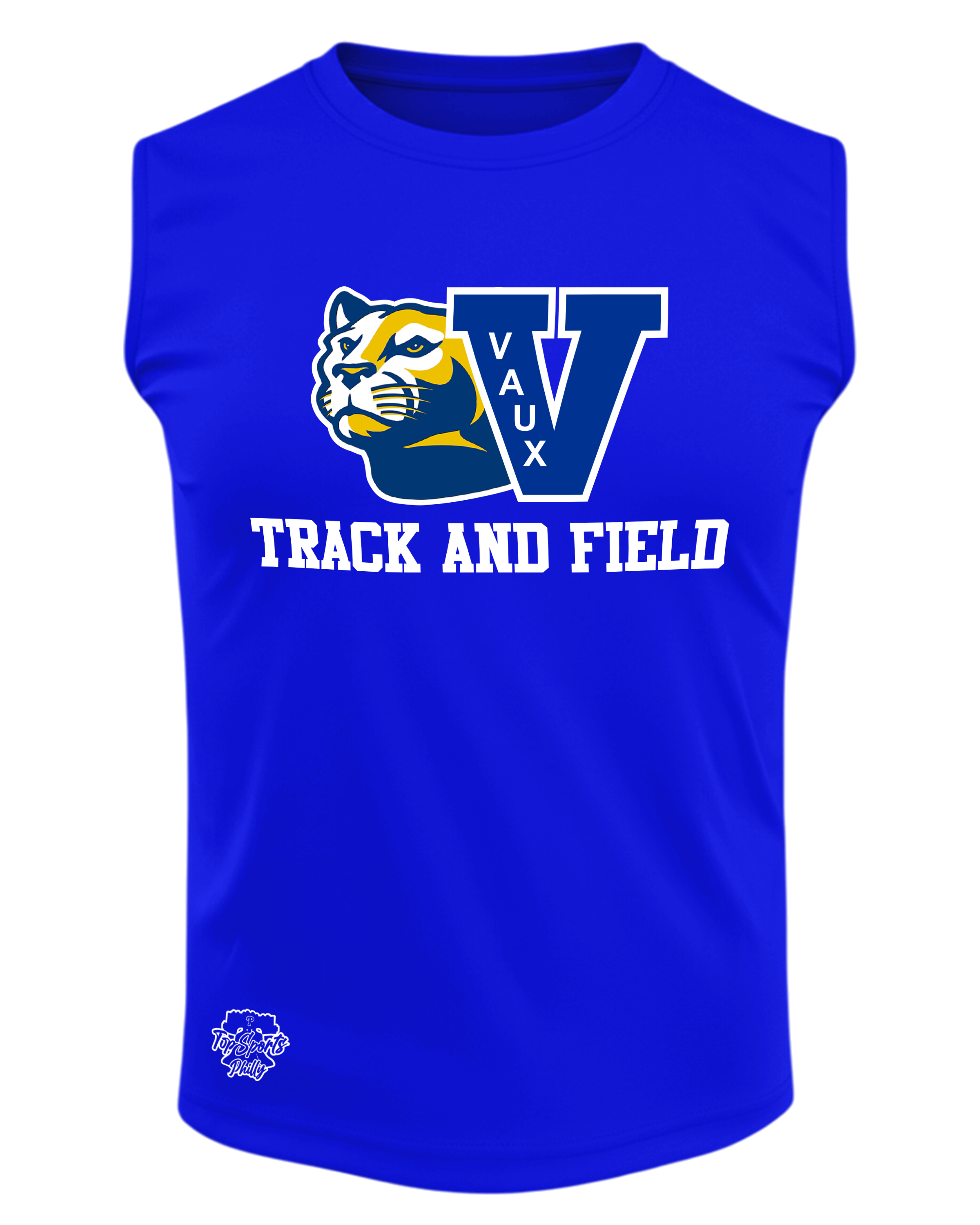 DYED Sleeveless Crew Neck Tee