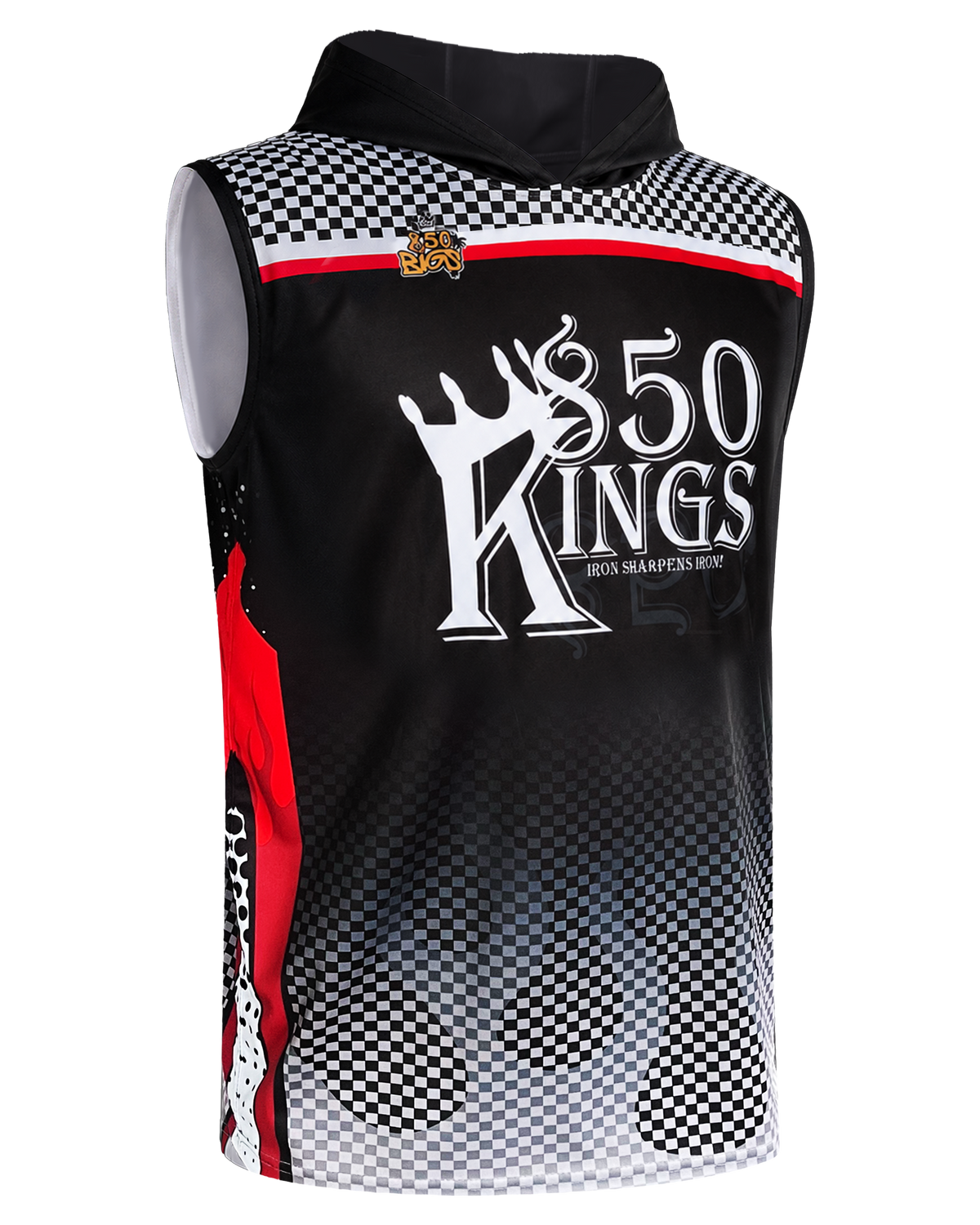 Sleeveless Tee with Hood