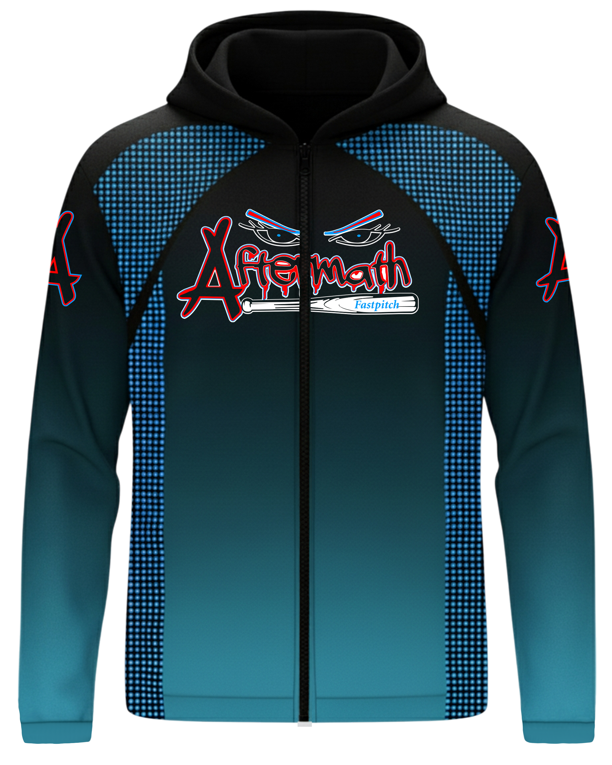 Sublimation Hooded Brushed Jacket