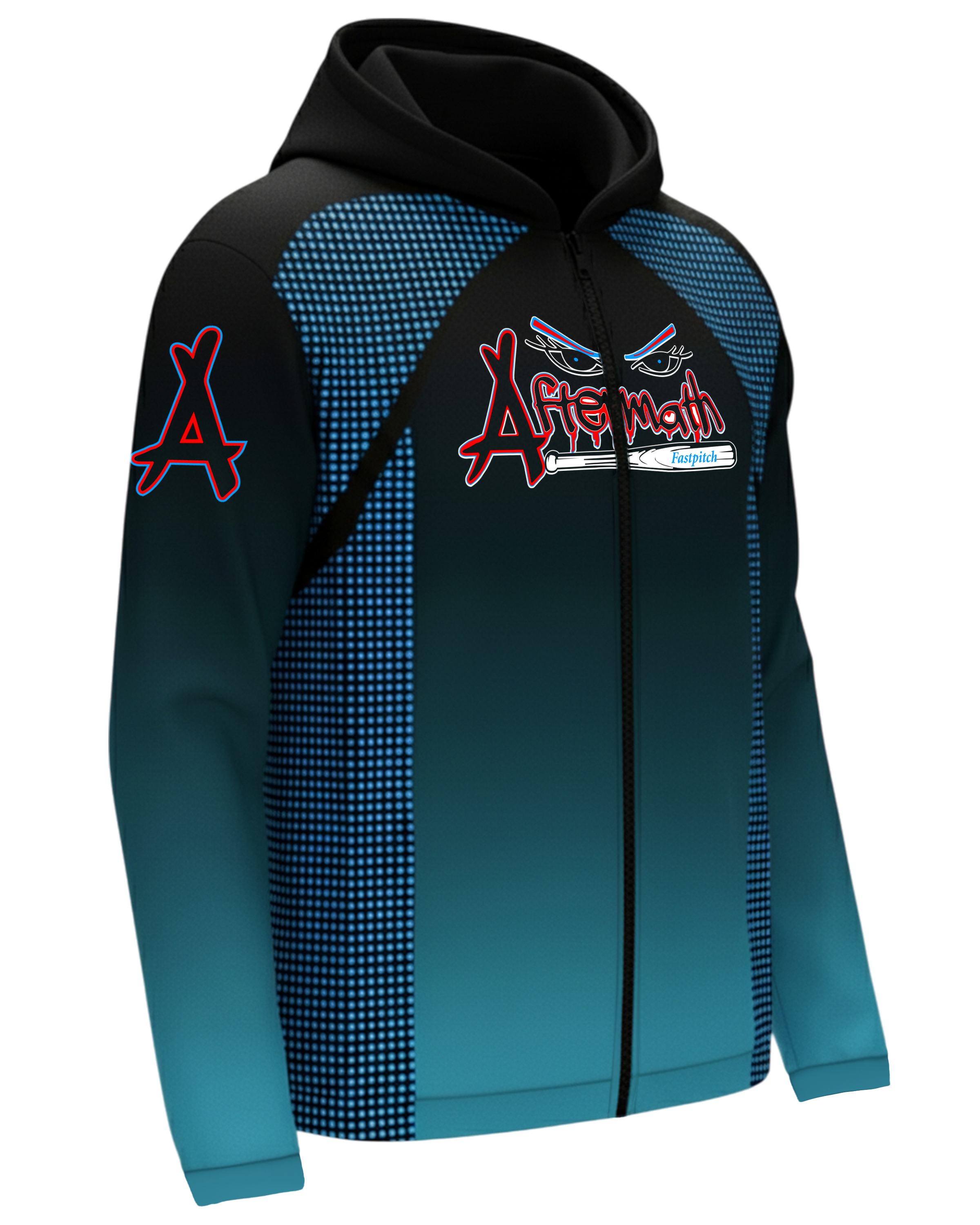 Sublimation Hooded Brushed Jacket