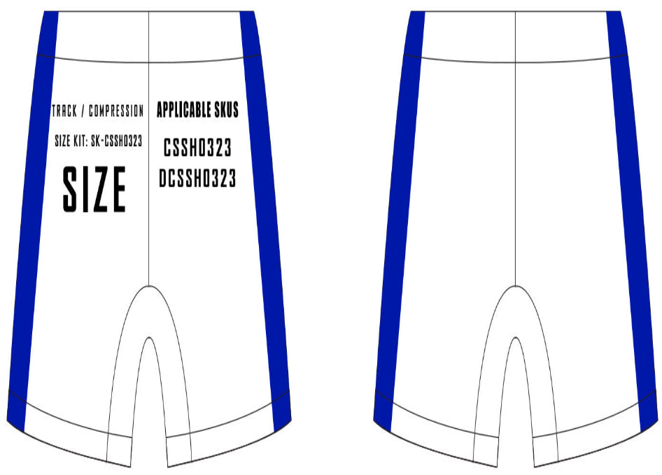 Male Compression Shorts Size Samples