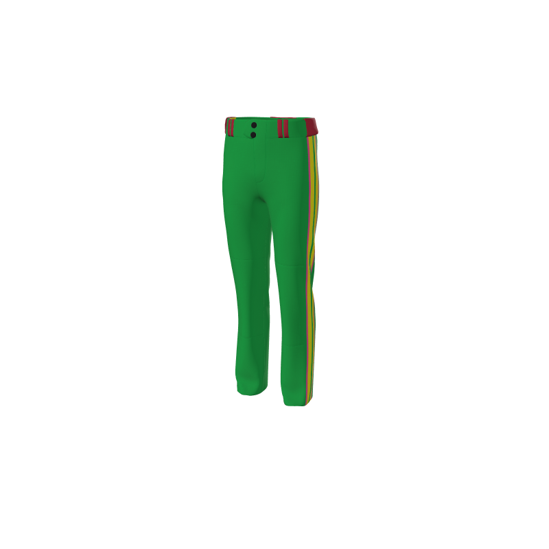 Open Bottom 1478A-2 Full Sublimation Tapered Open Bottom Baseball Pants. (x 100)