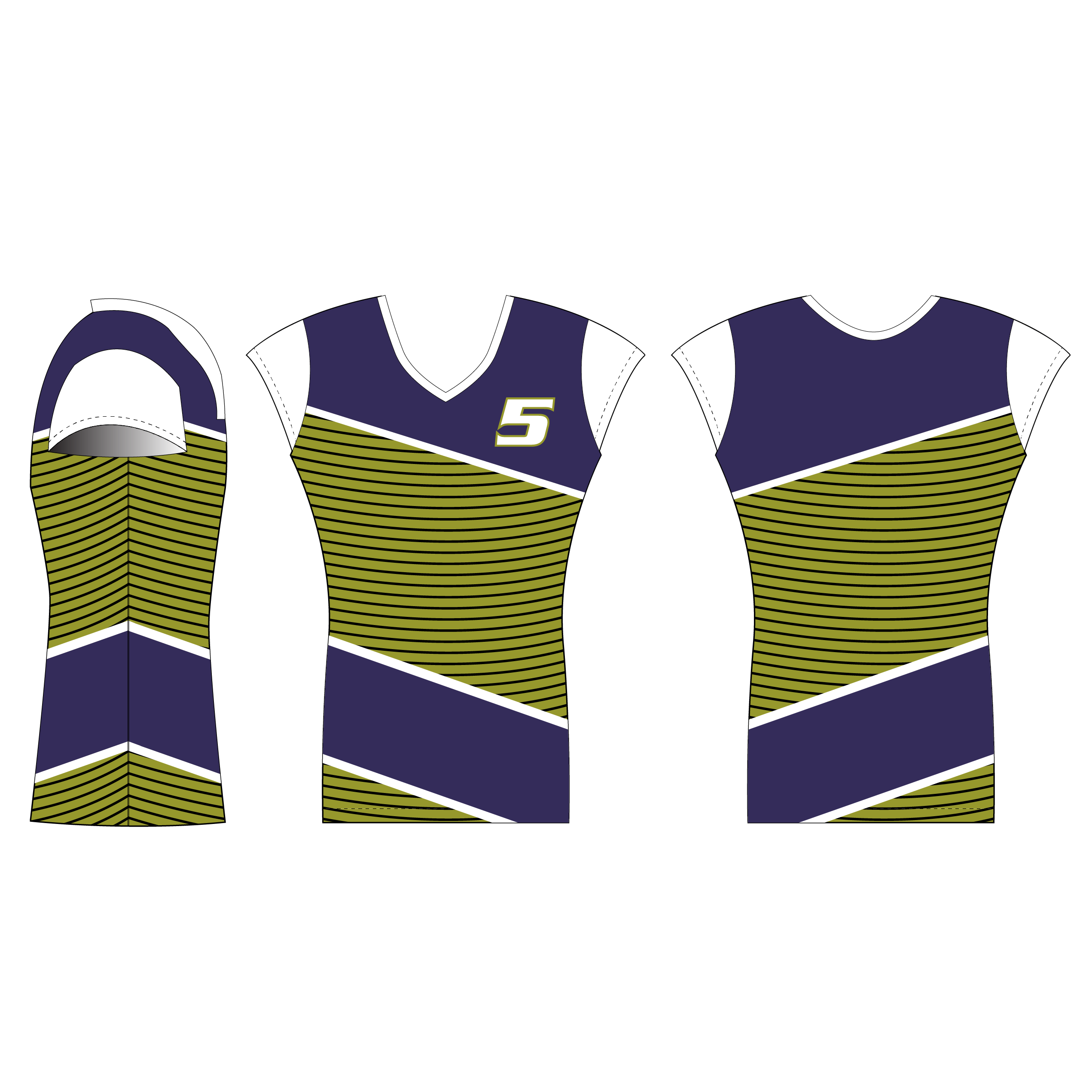 Center Pass Cap Sleeve Field Hockey Jersey