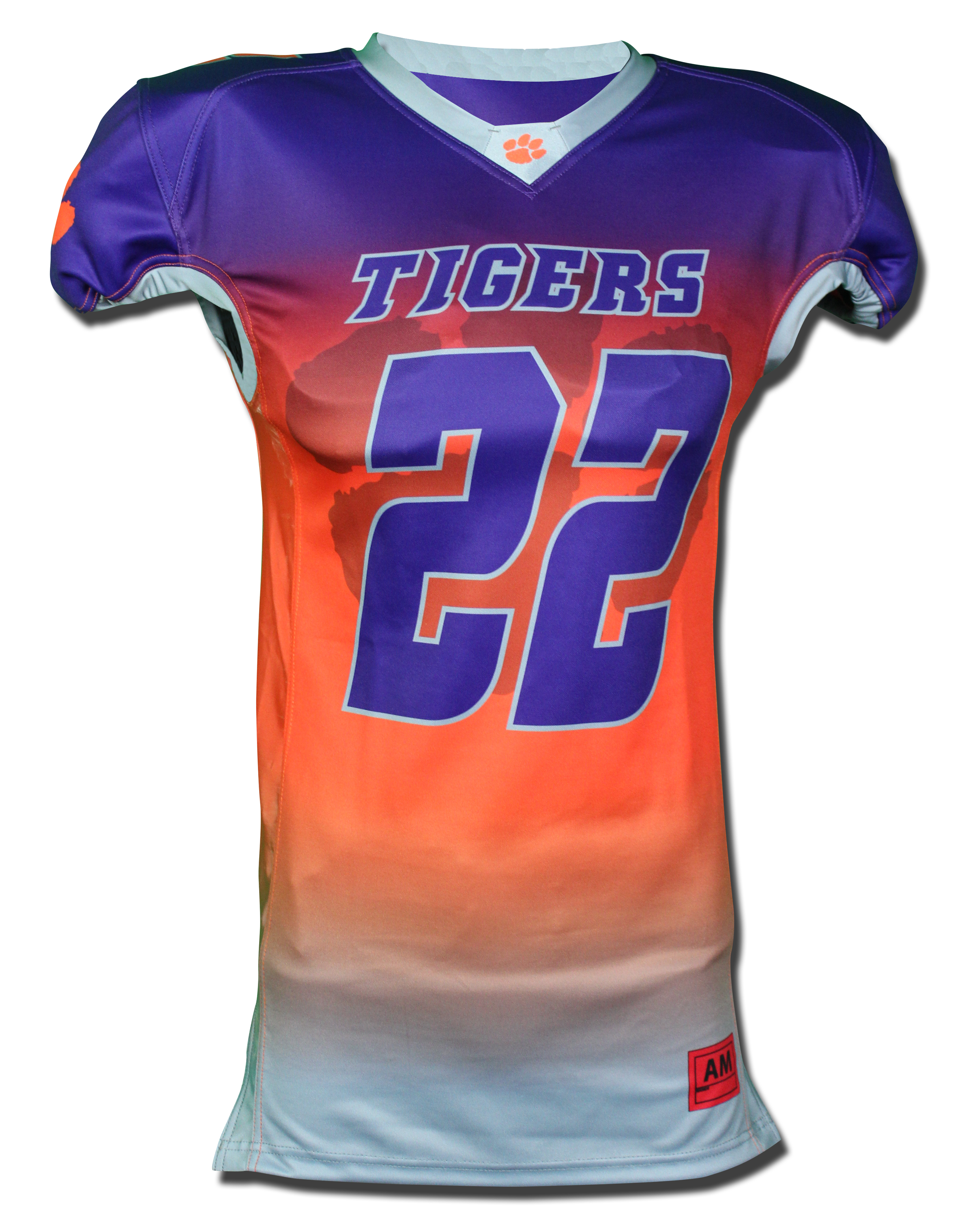 Tapered Rush Tackle Football Jersey