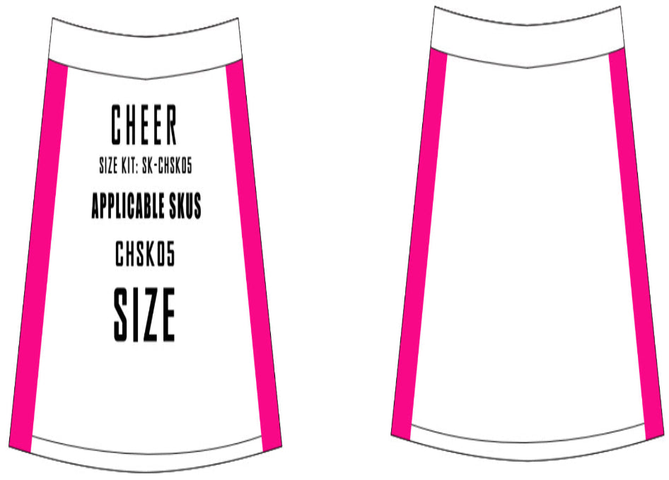 Active Cheer Skirt w/ Built-in Shorts Size Samples