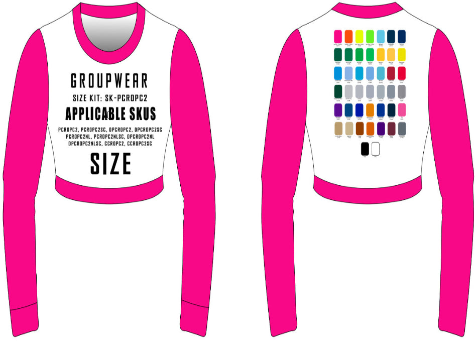 Crop Top Crew Size Samples