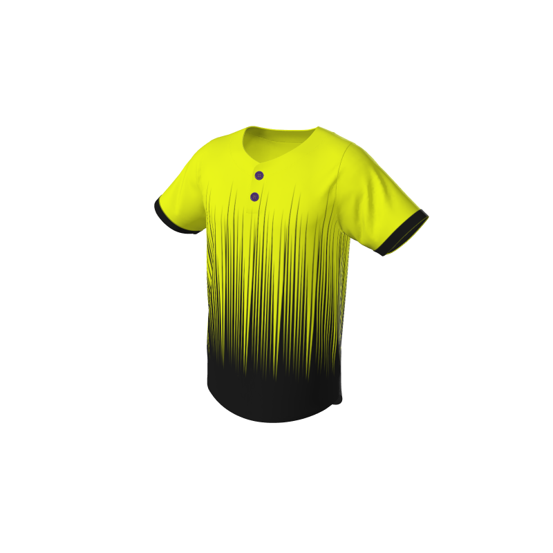 Two-Button 6497-1 2 Button Baseball Jersey. (x 1)