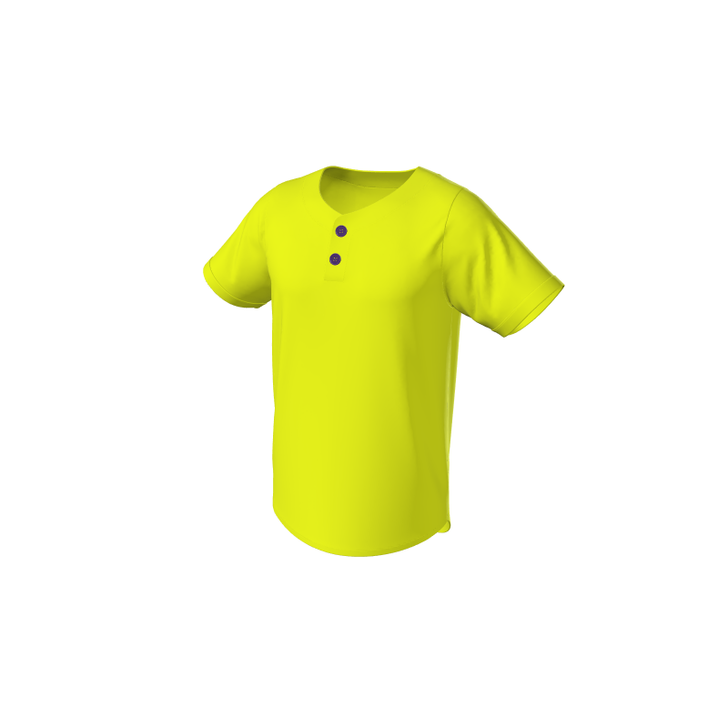 Two-Button Basic 2 Button Baseball Jersey. (x 1)