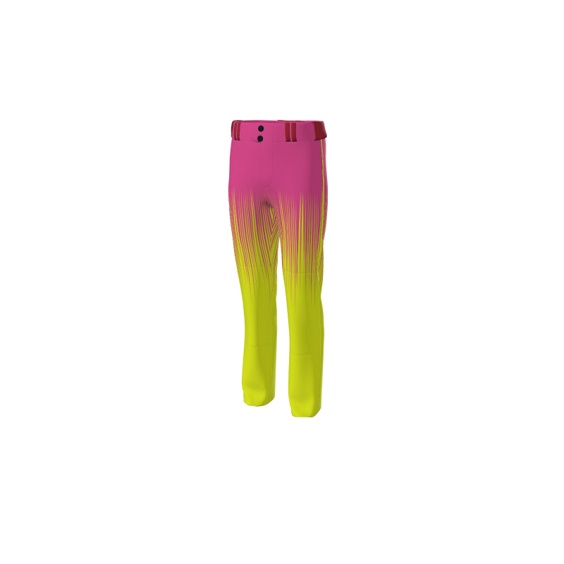 Open Bottom 6497-1 Full Sublimation Tapered Open Bottom Baseball Pants. (x 3)