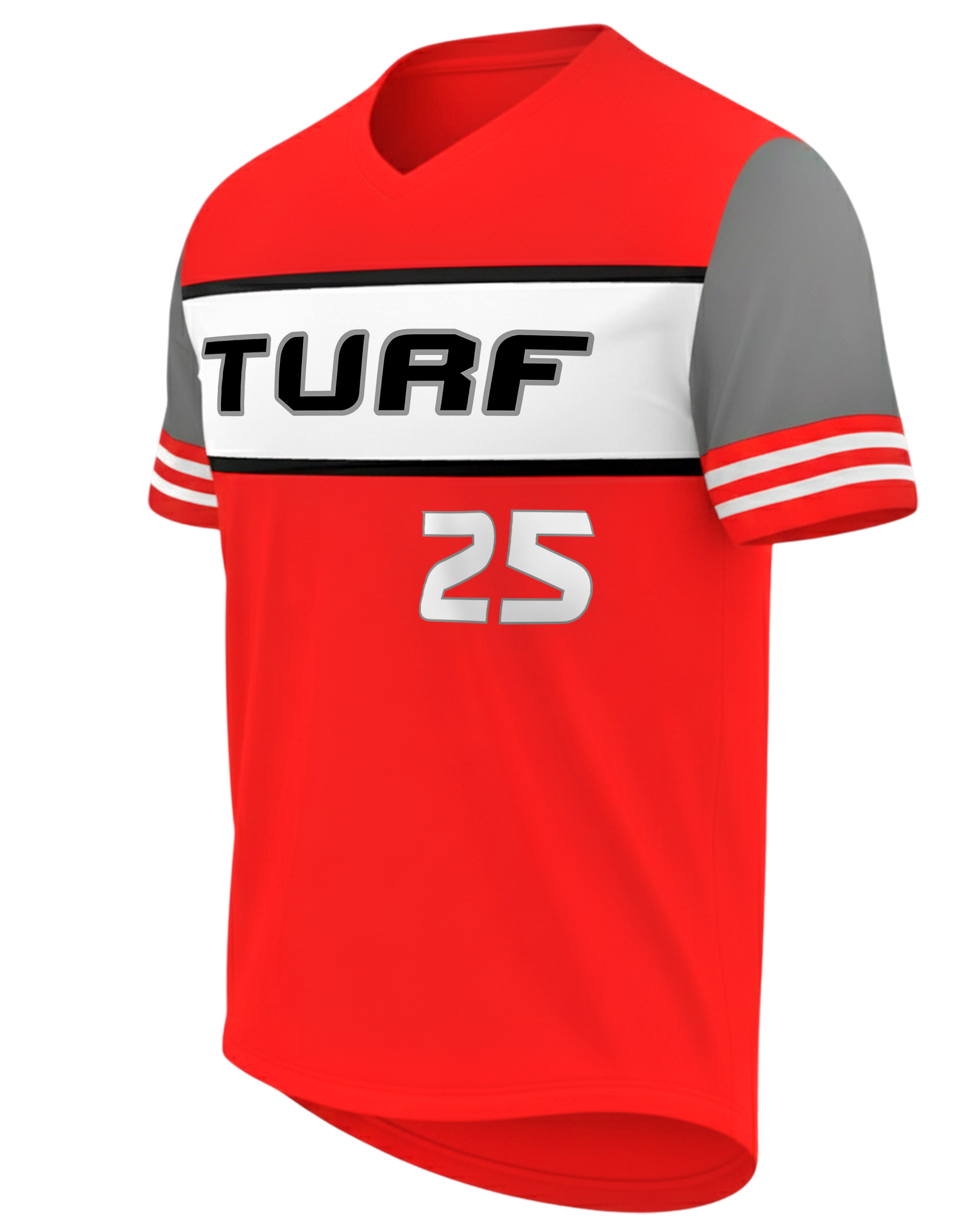 Short Sleeve V Neck Baseball Jersey