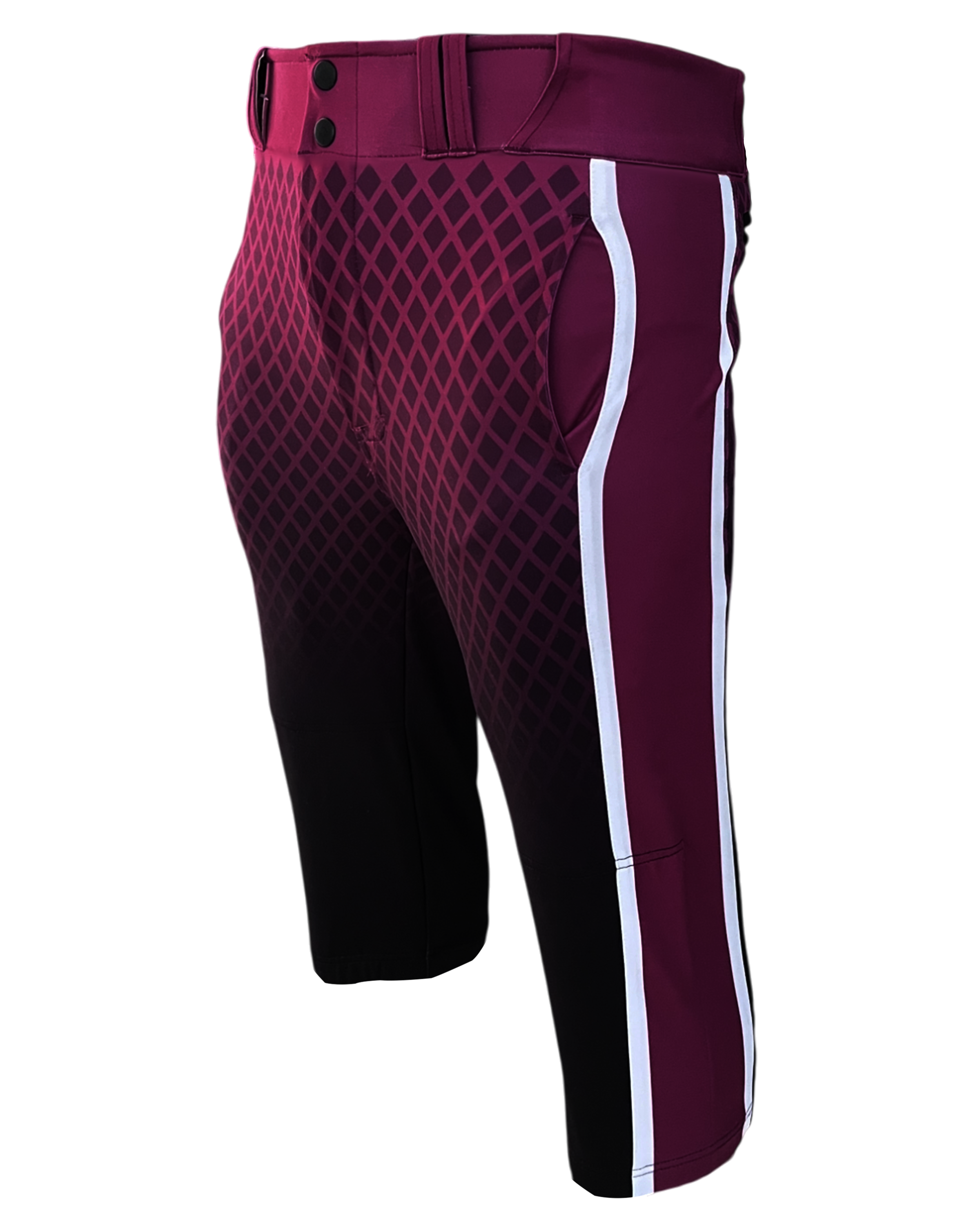 Full Sublimation Tapered Knicker Baseball Pants w/ Sublimated Side Panels
