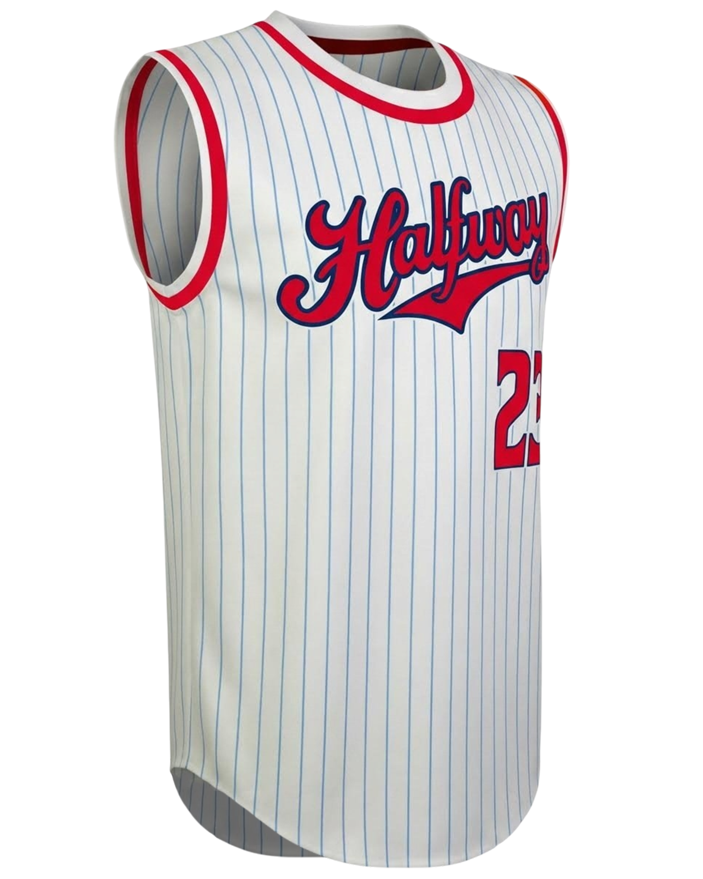 Sleeveless Crew Neck Baseball Jersey