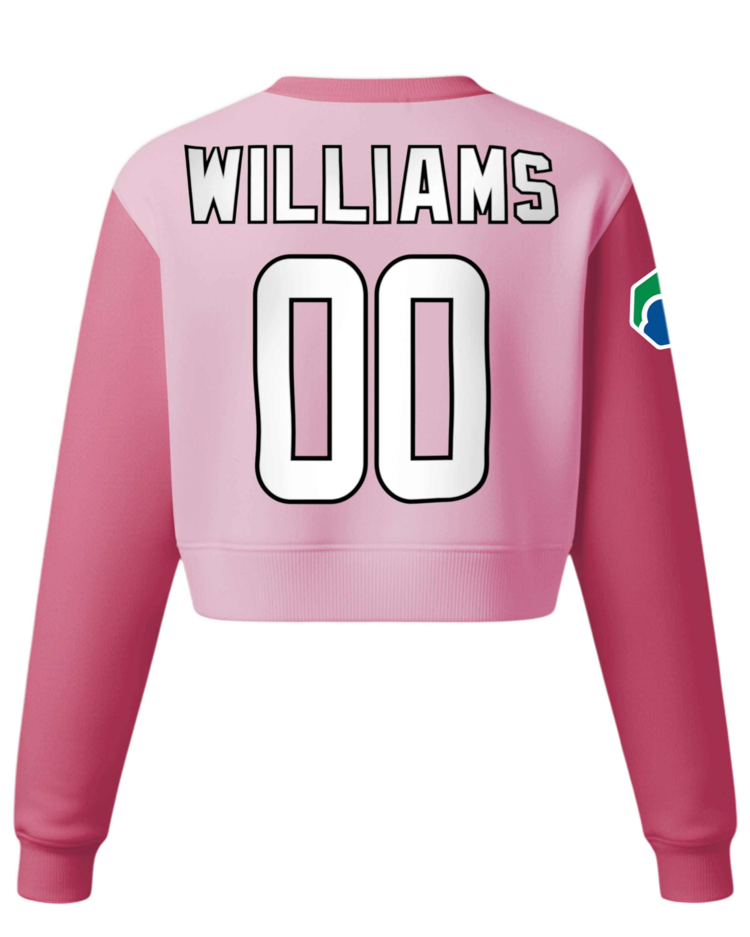 Cotton Crew Sweatshirt Crop Top
