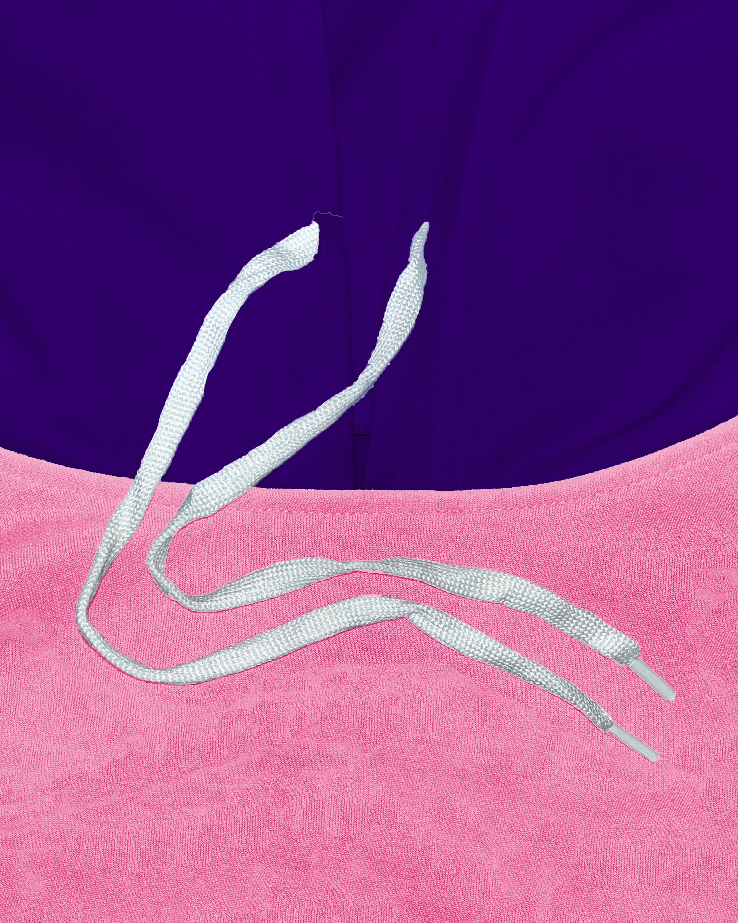 Cotton Fleece Crop Top Hoodie