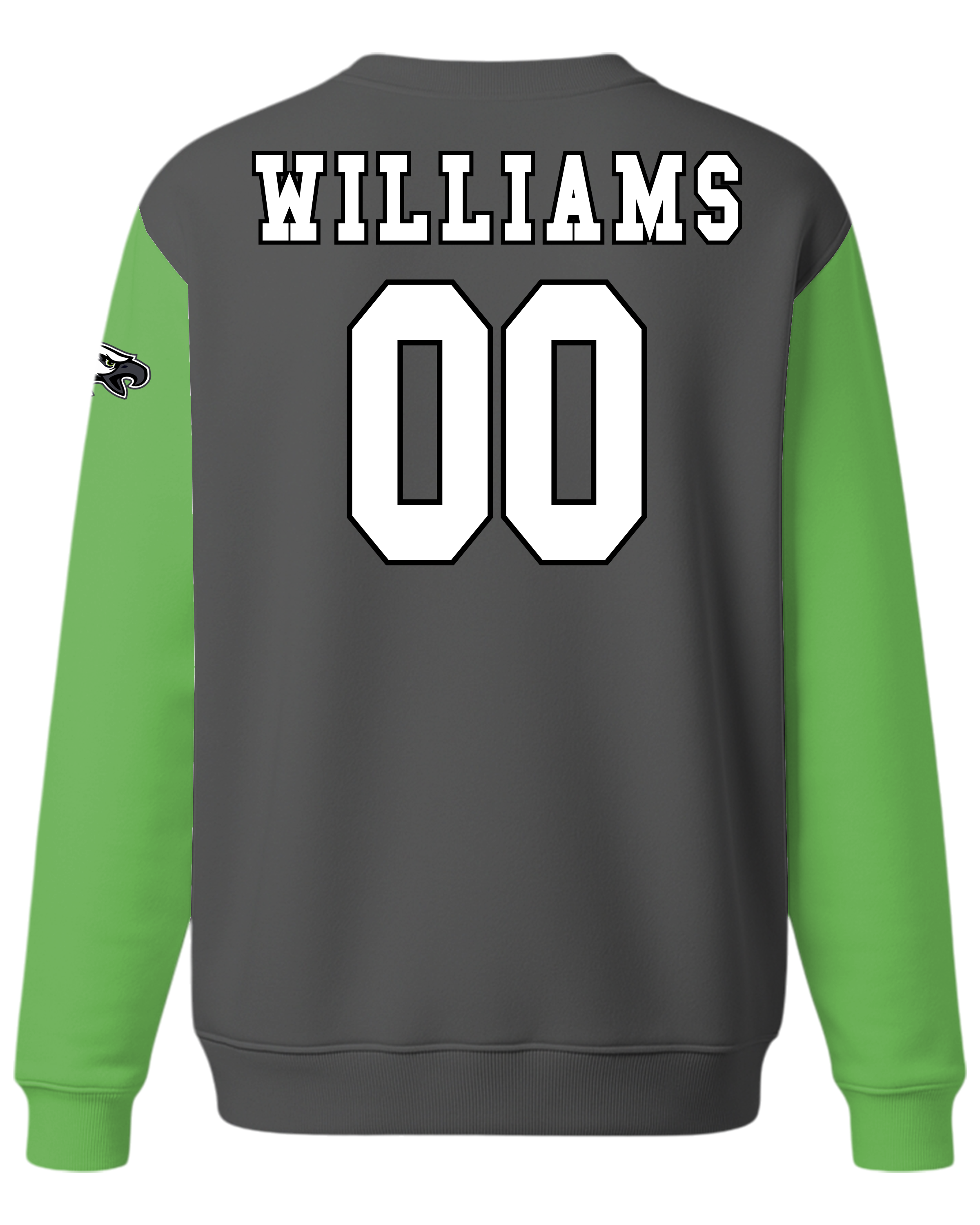 Cotton Fleece Crew Sweatshirt w/ Front Pocket