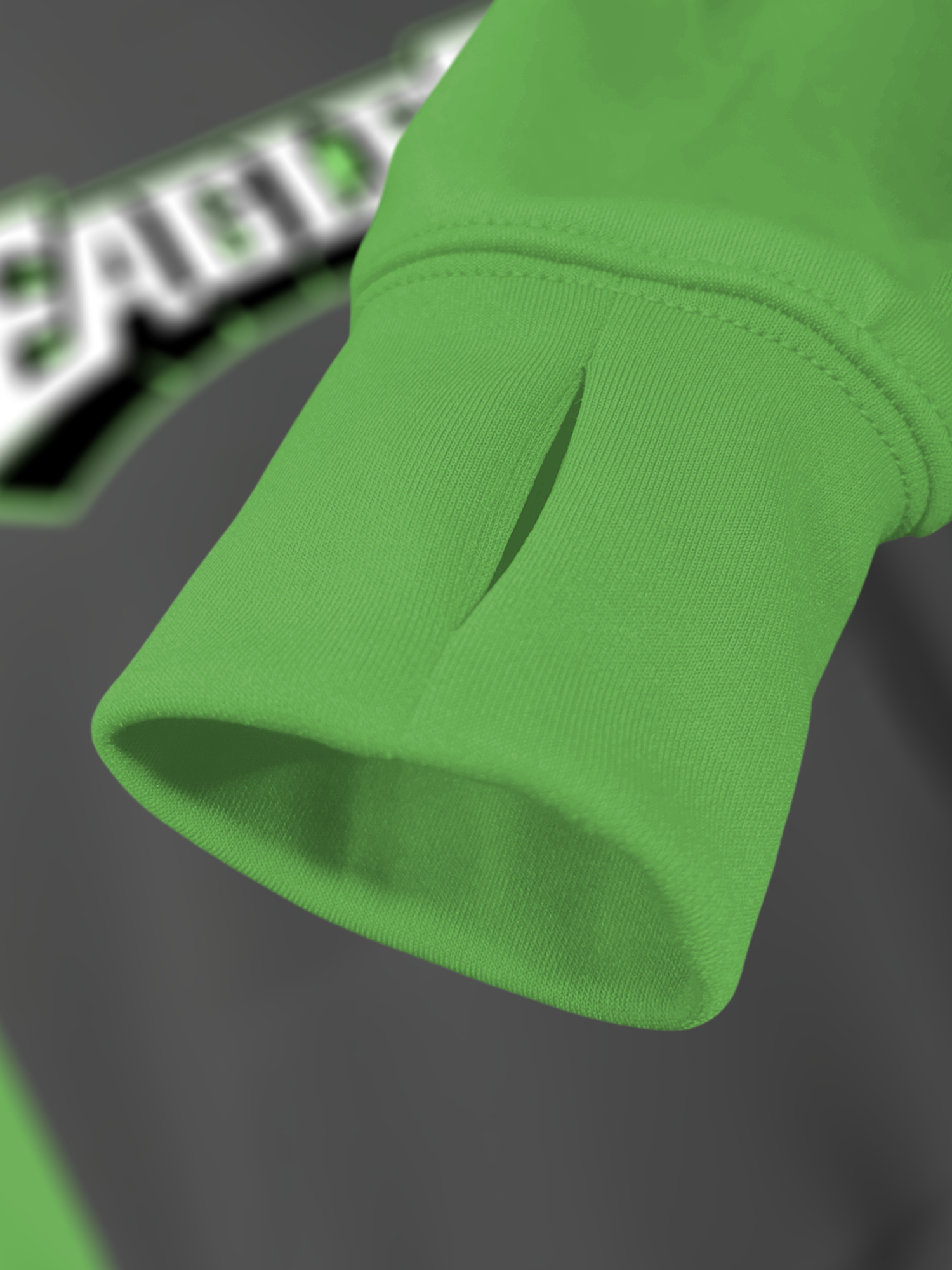 Cotton Fleece Crew Sweatshirt w/ Front Pocket