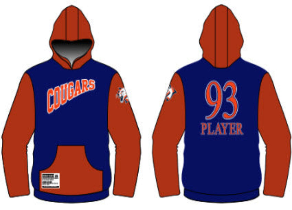 Cotton Fleece Hoodie w/ Front Pocket
