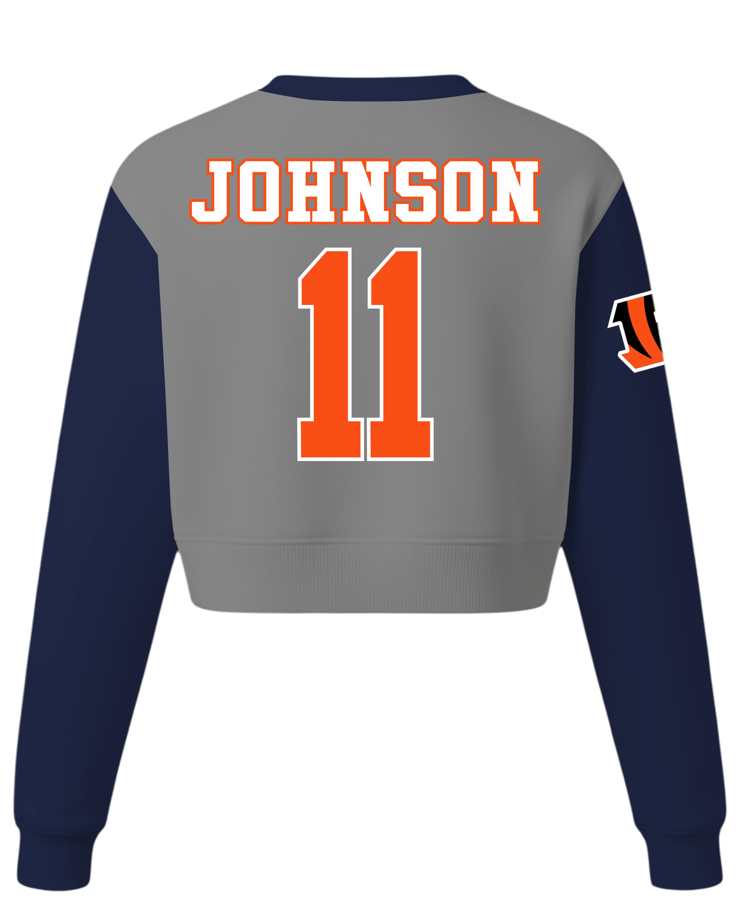 Dyed Heavy Performance Fleece Crew Neck Crop Top