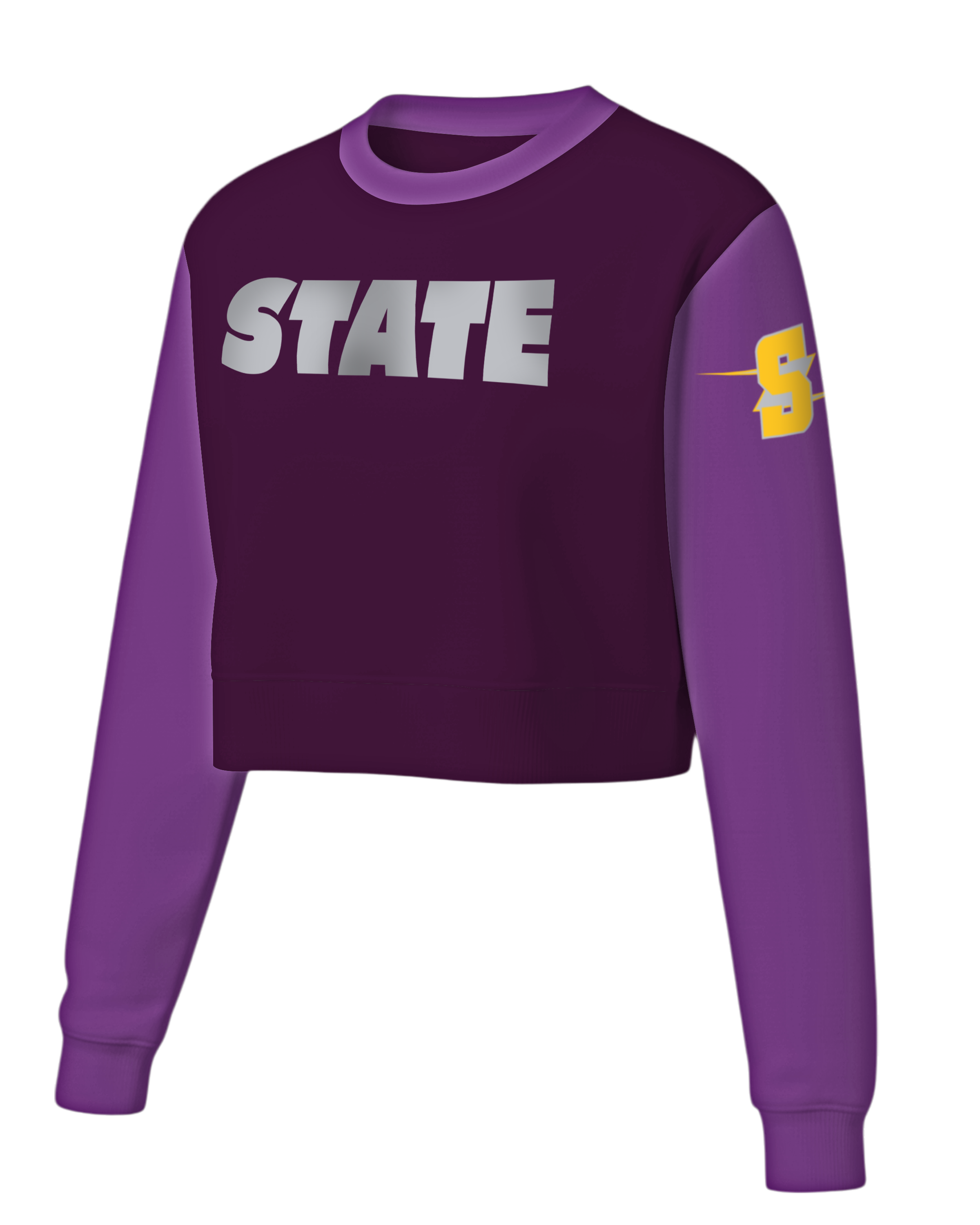 DYED Drifit Performance Pullover Crew Crop Top