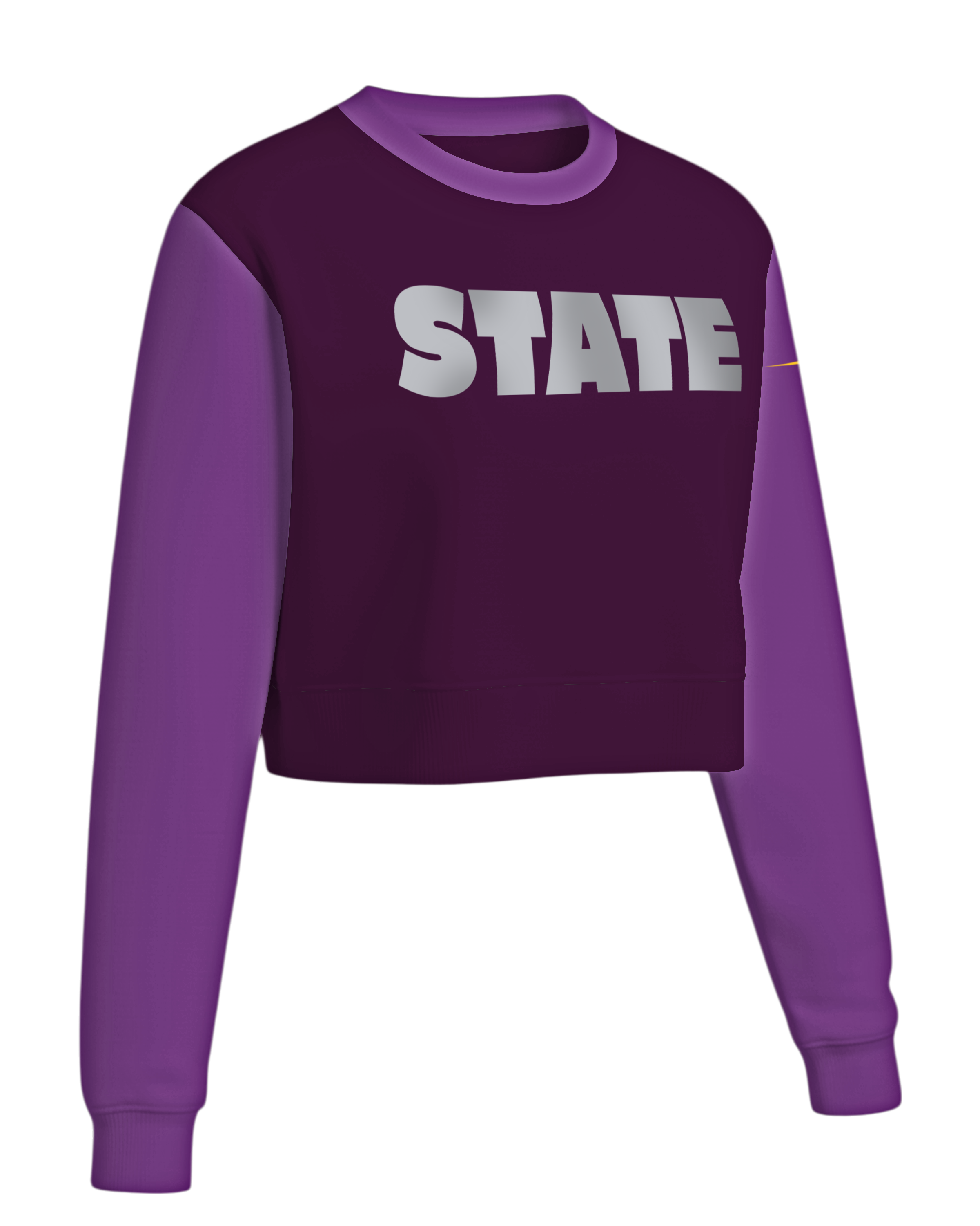 DYED Drifit Performance Pullover Crew Crop Top