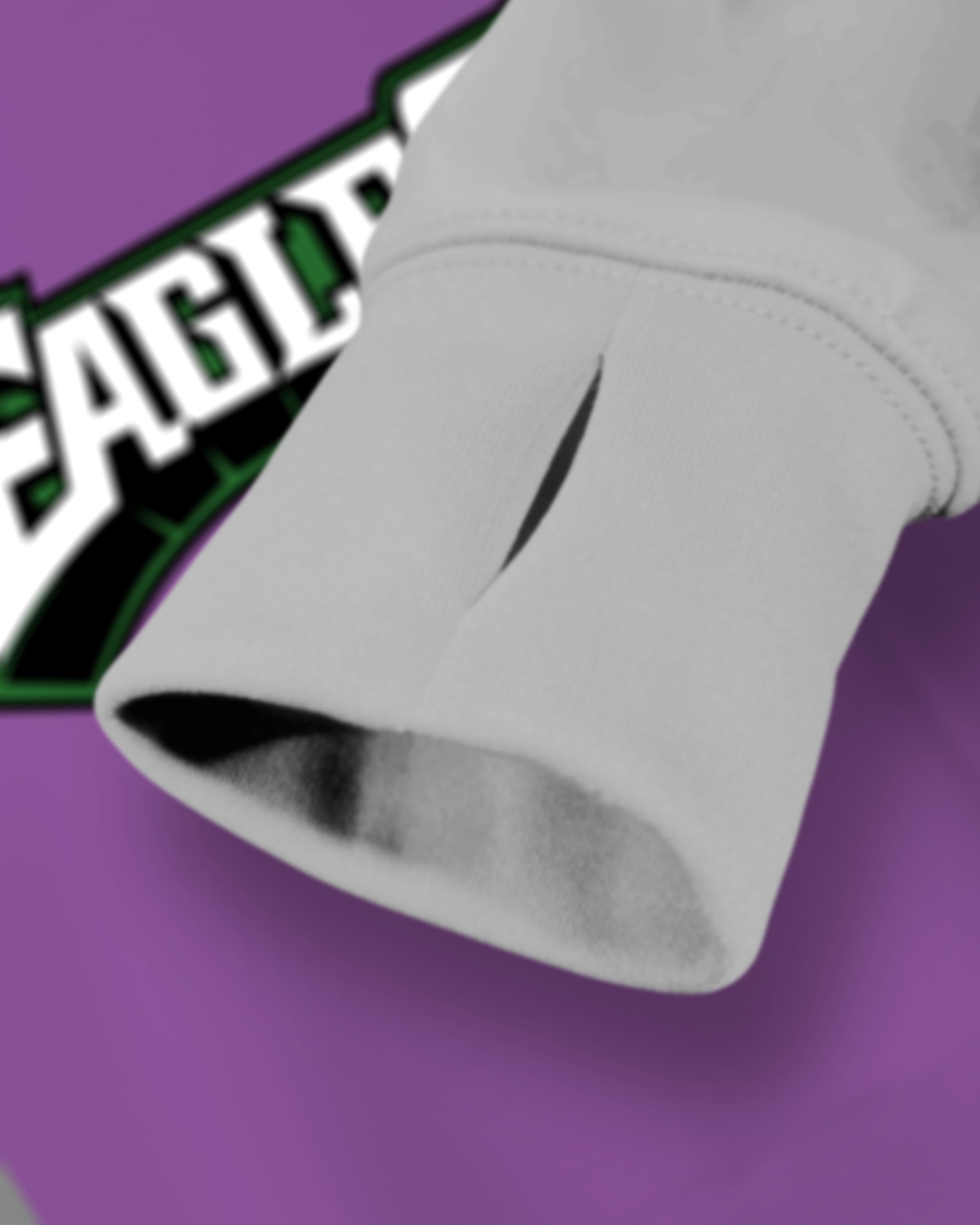 DYED Heavy Performance Fleece Crew Neck Crop Top w/ Bottom Hem Slit