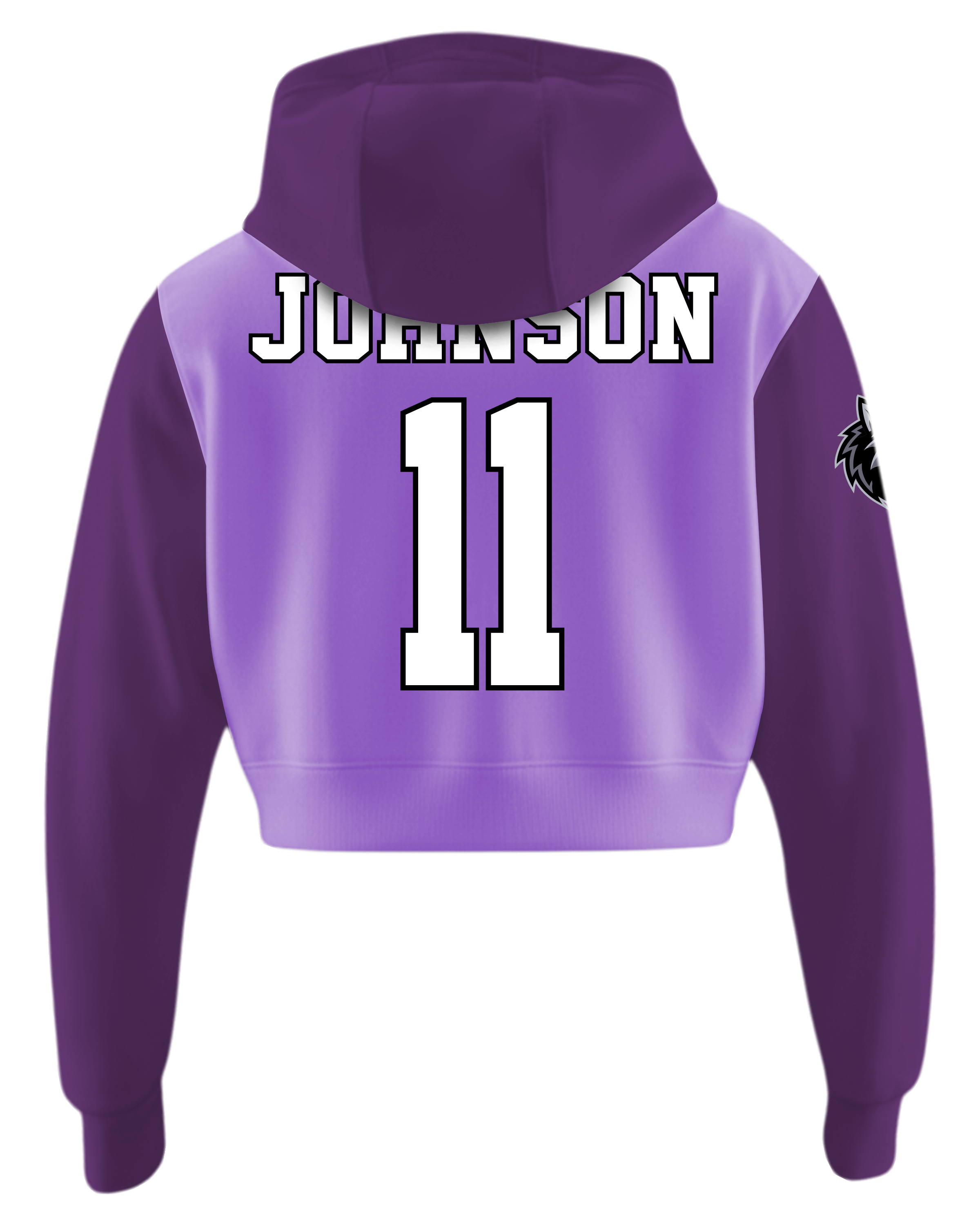 Dyed Heavy Performance Fleece Crop Top Hoodie