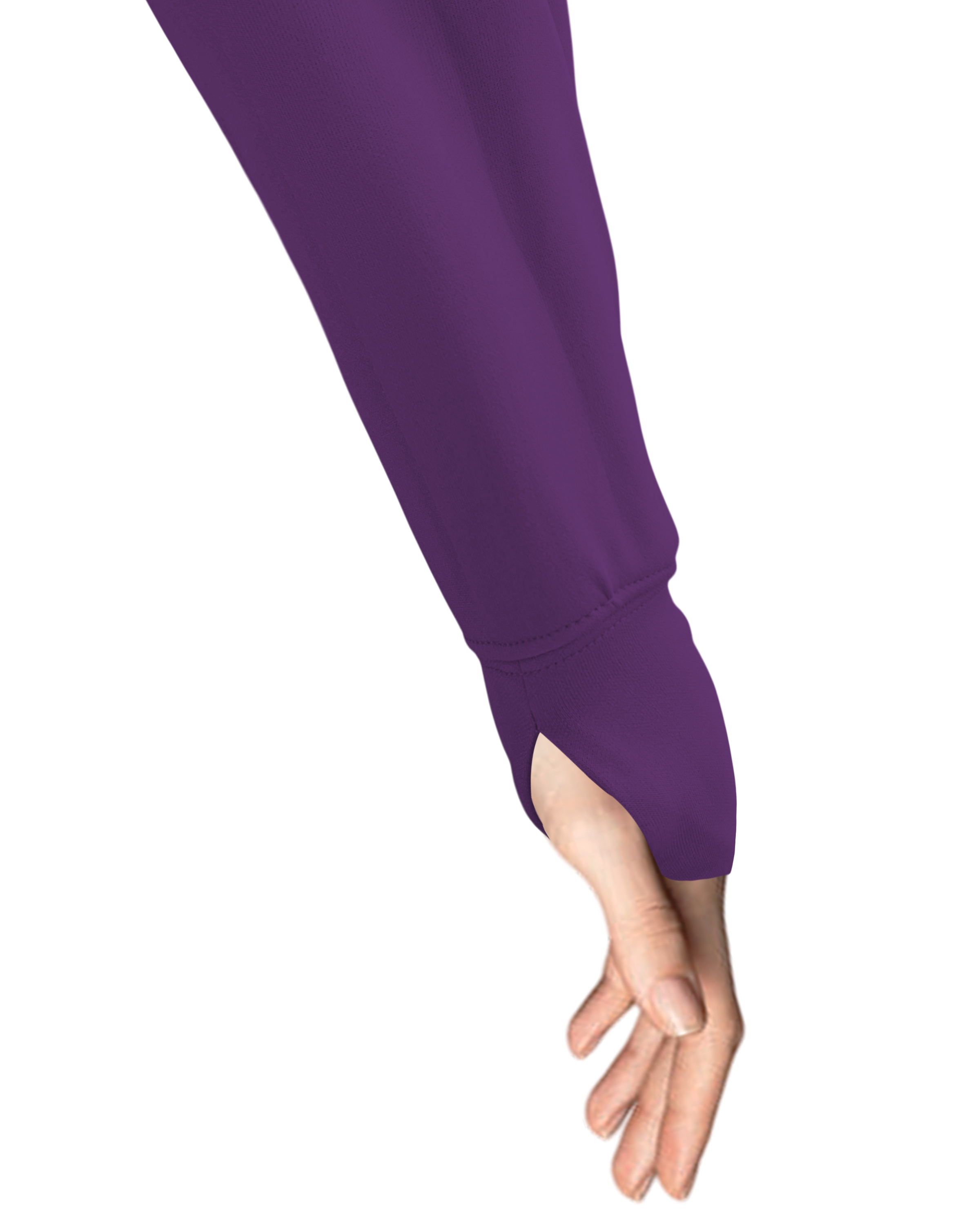 Dyed Heavy Performance Fleece Crop Top Hoodie