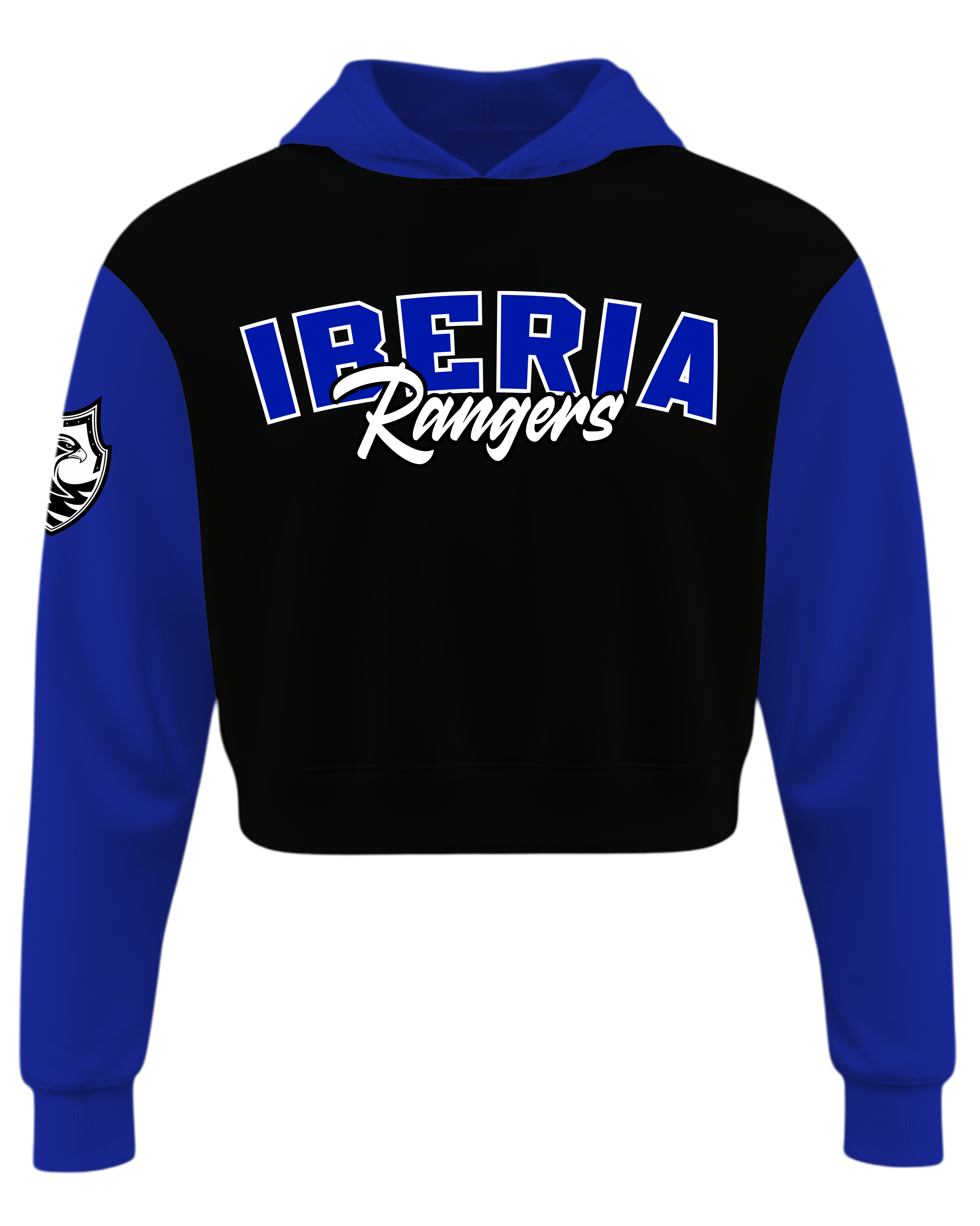 DYED Drifit Performance Crop Top Hoodie