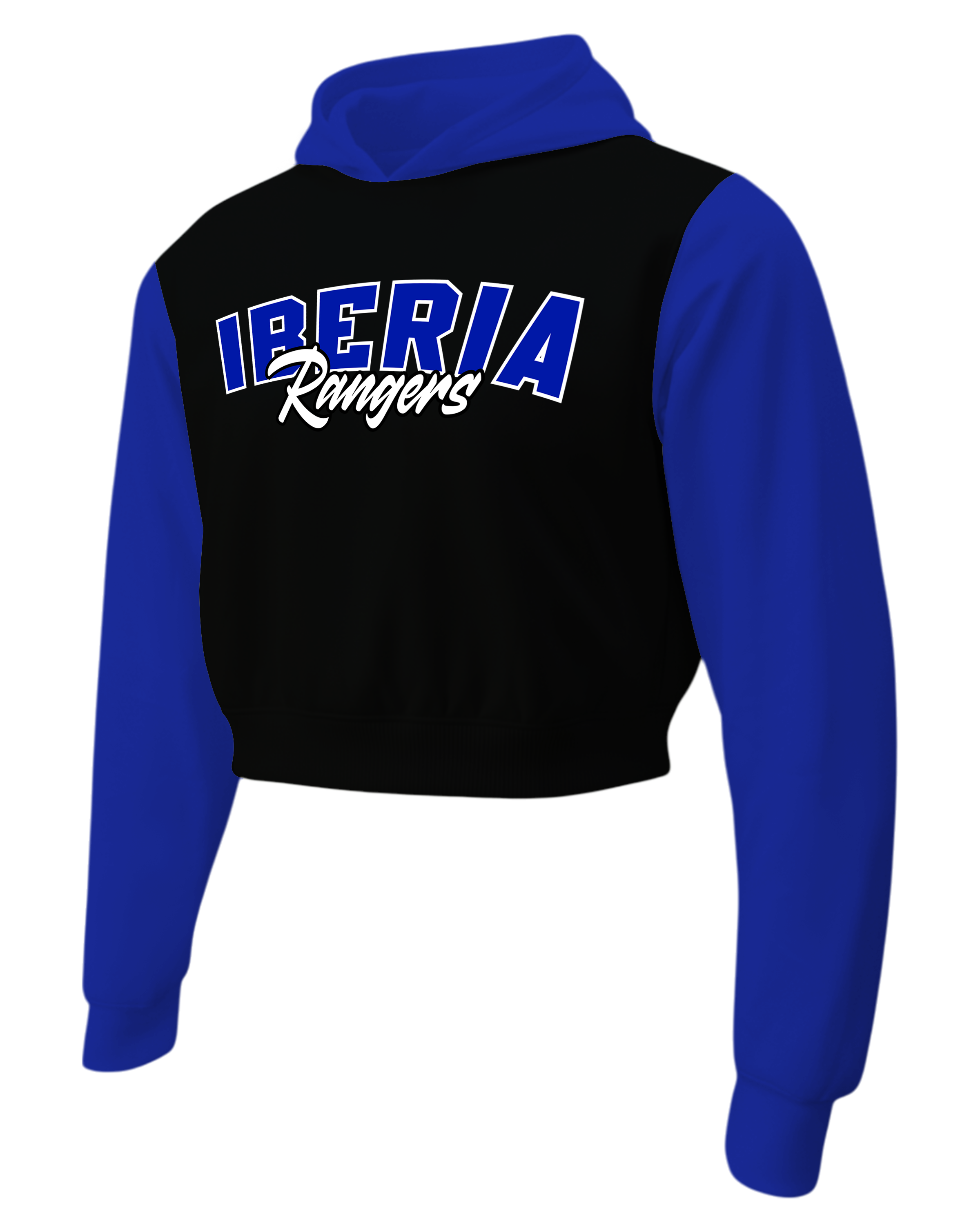 DYED Drifit Performance Crop Top Hoodie