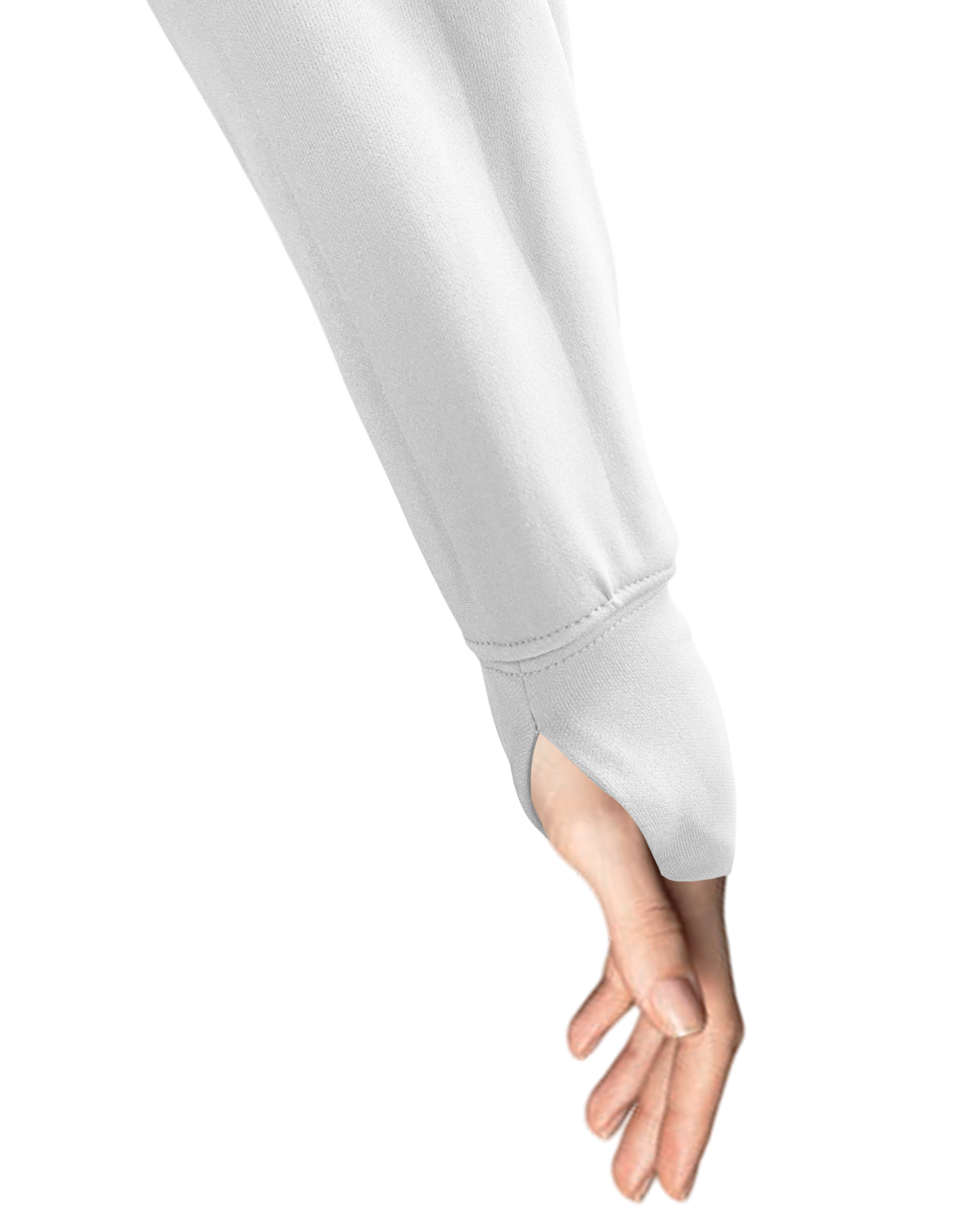 DYED Drifit Performance Pullover Crew Neck Sweatshirt w/ Front Pocket & Bottom Hem Slit