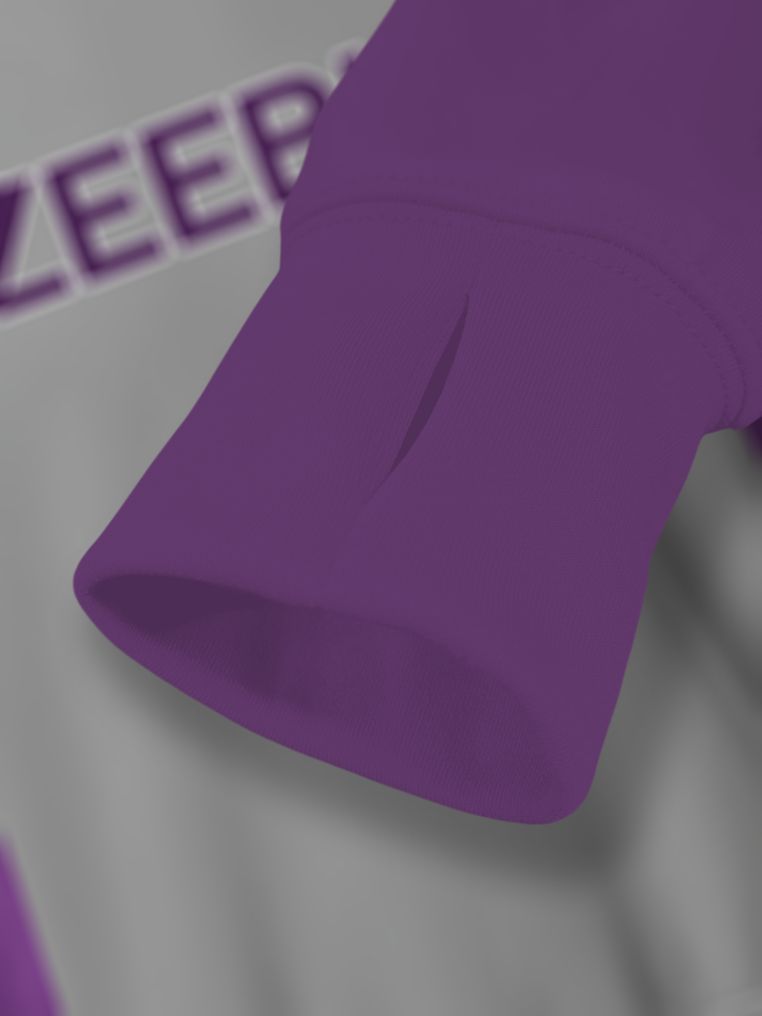 Dyed Drifit Performance Pullover Crew Neck Sweatshirt w/ Bottom Hem Slit