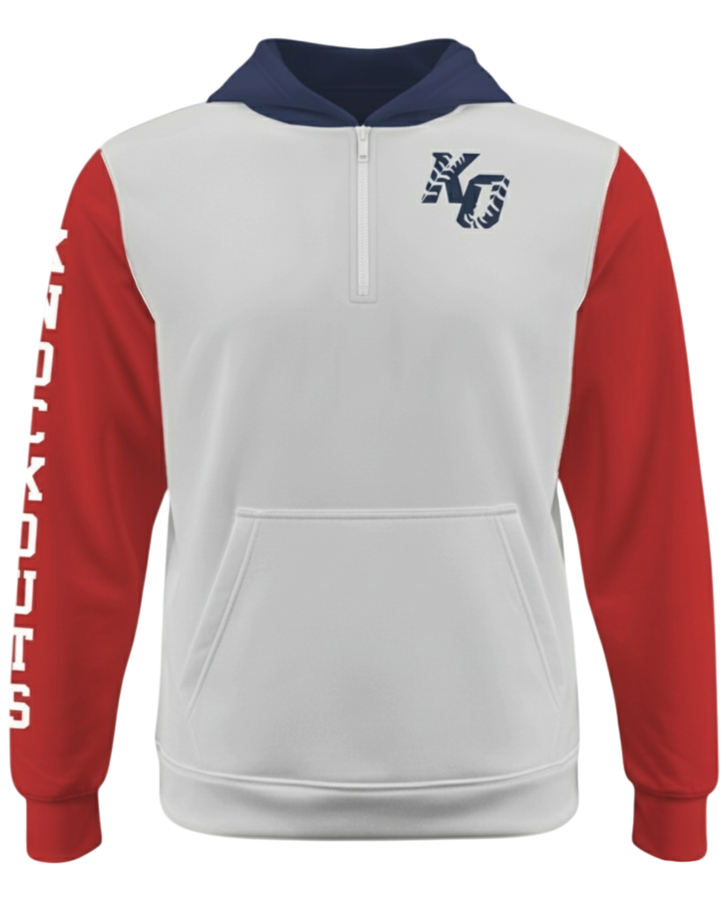 DYED Heavy Performance 1/4 Zip Fleece Hoodie  w/ Front Pocket