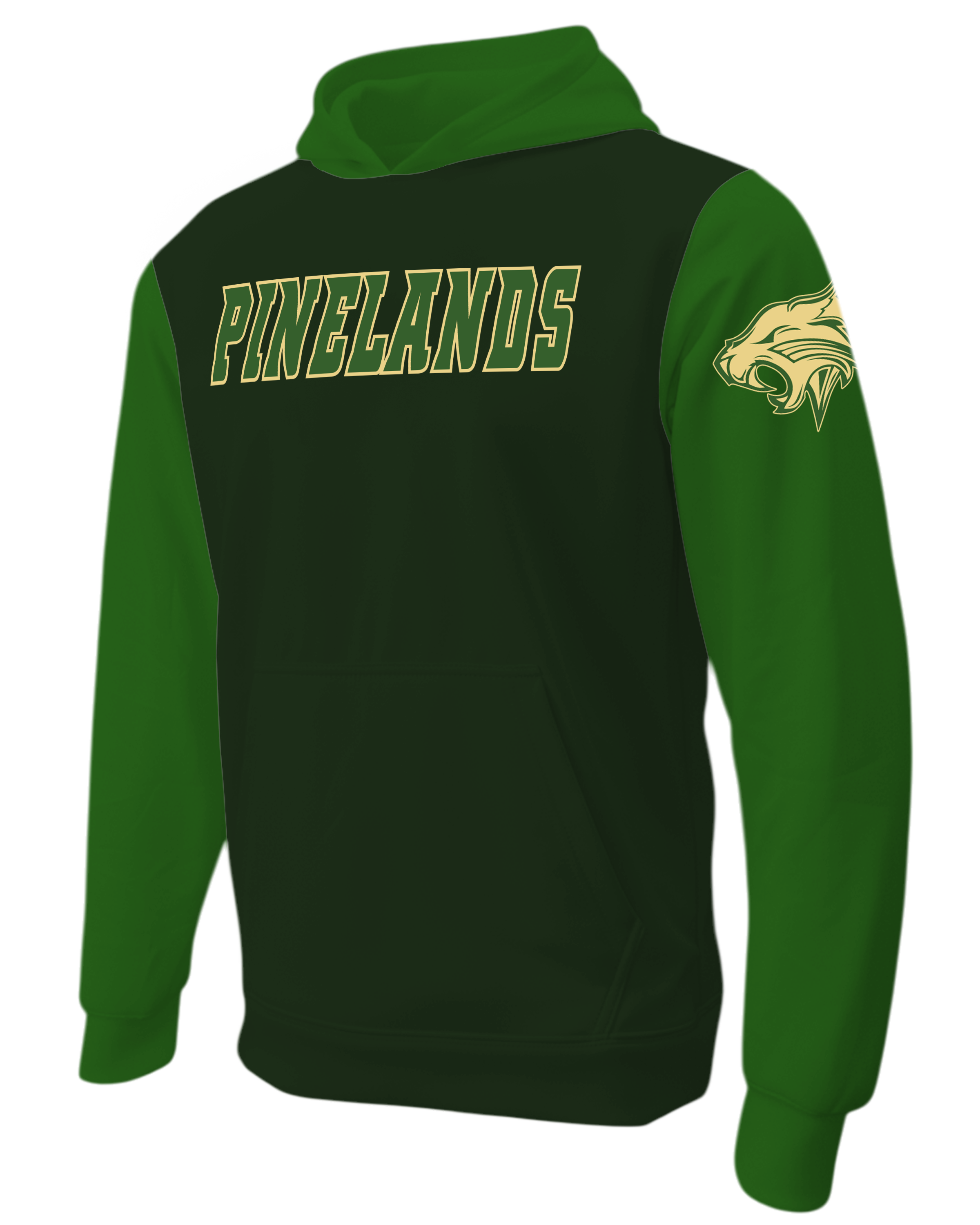 DYED Brushed Peformance Fleece Hoodie w/ Front Pocket