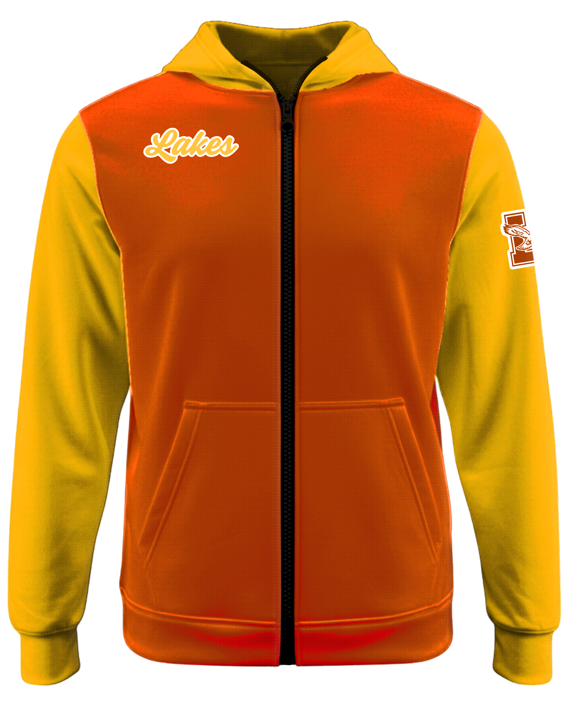 DYED Brushed Peformance Full Zip Fleece Hoodie w/ Front Pocket