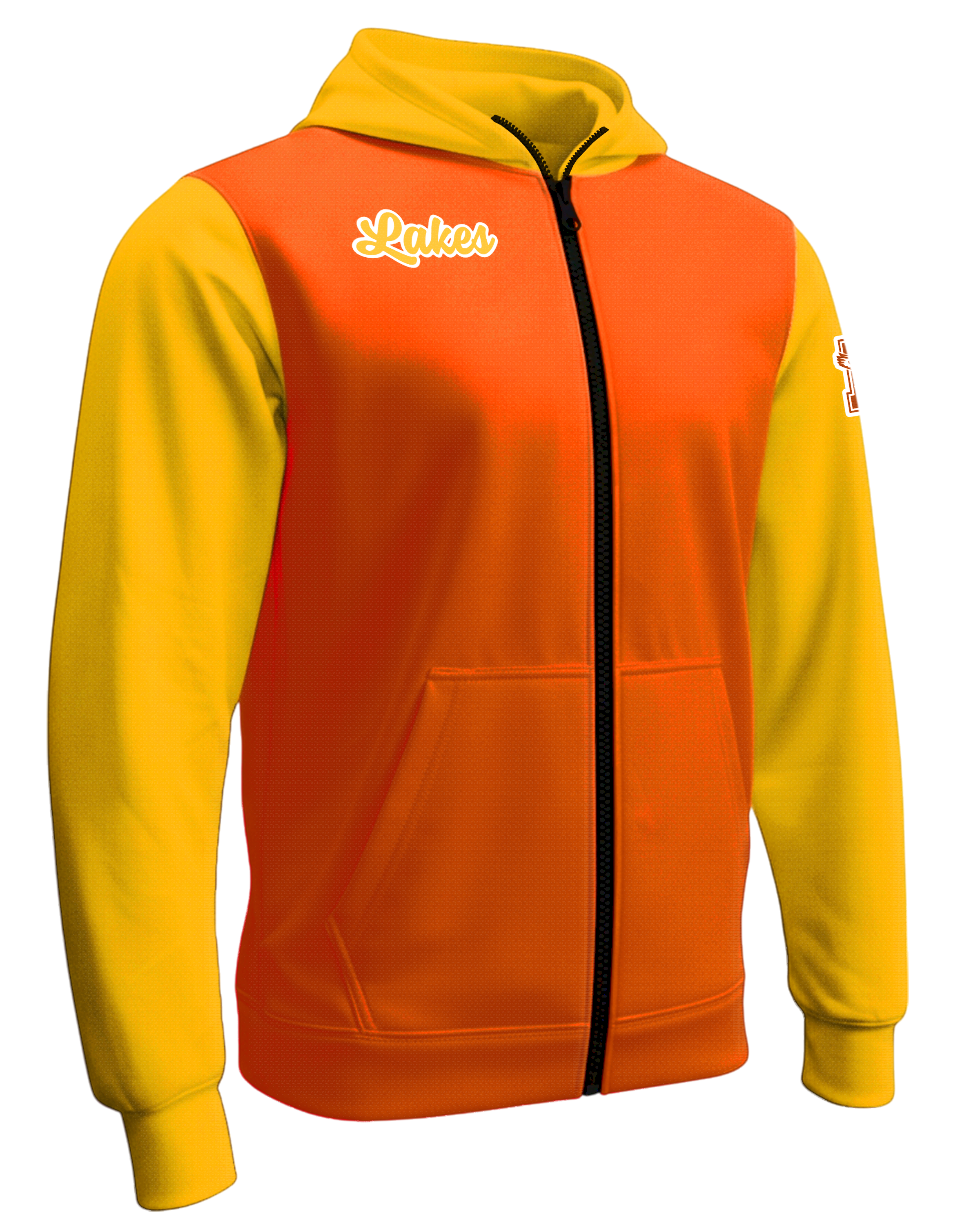 DYED Brushed Peformance Full Zip Fleece Hoodie w/ Front Pocket