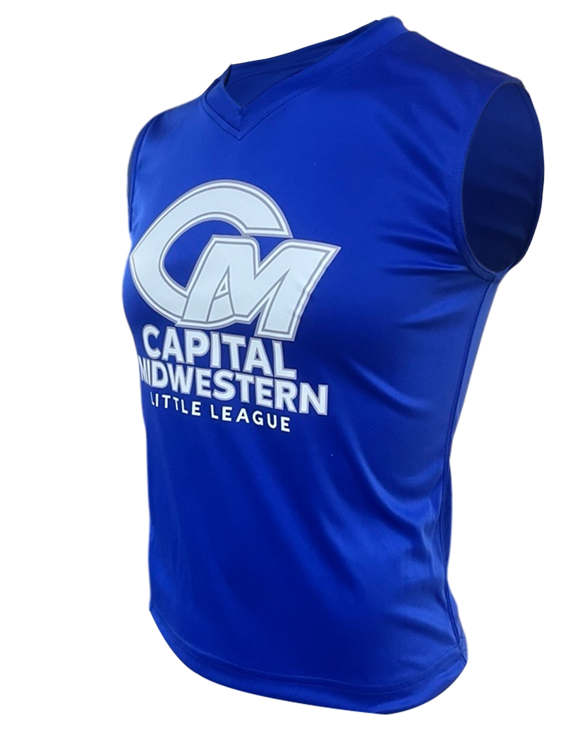 DYED Sleeveless V Neck Training Tee