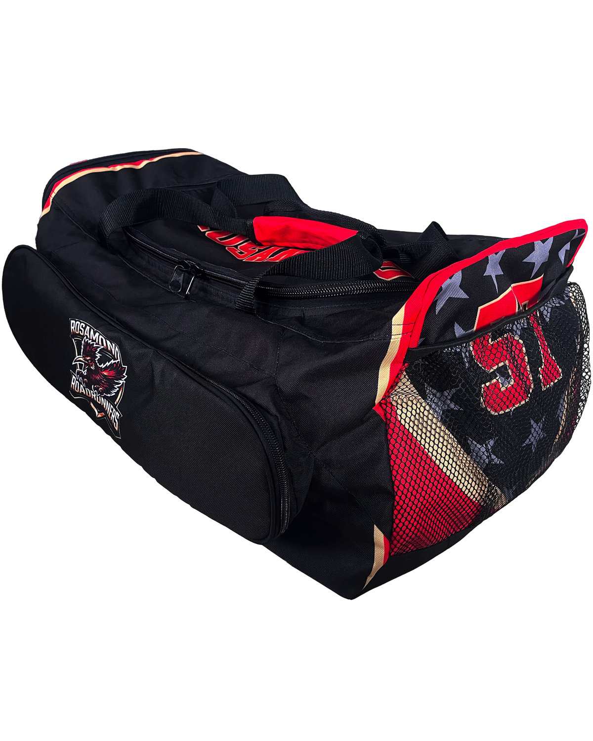 24" Large U zipper Duffle Bag w/ Shoe Pocket (No Pads)