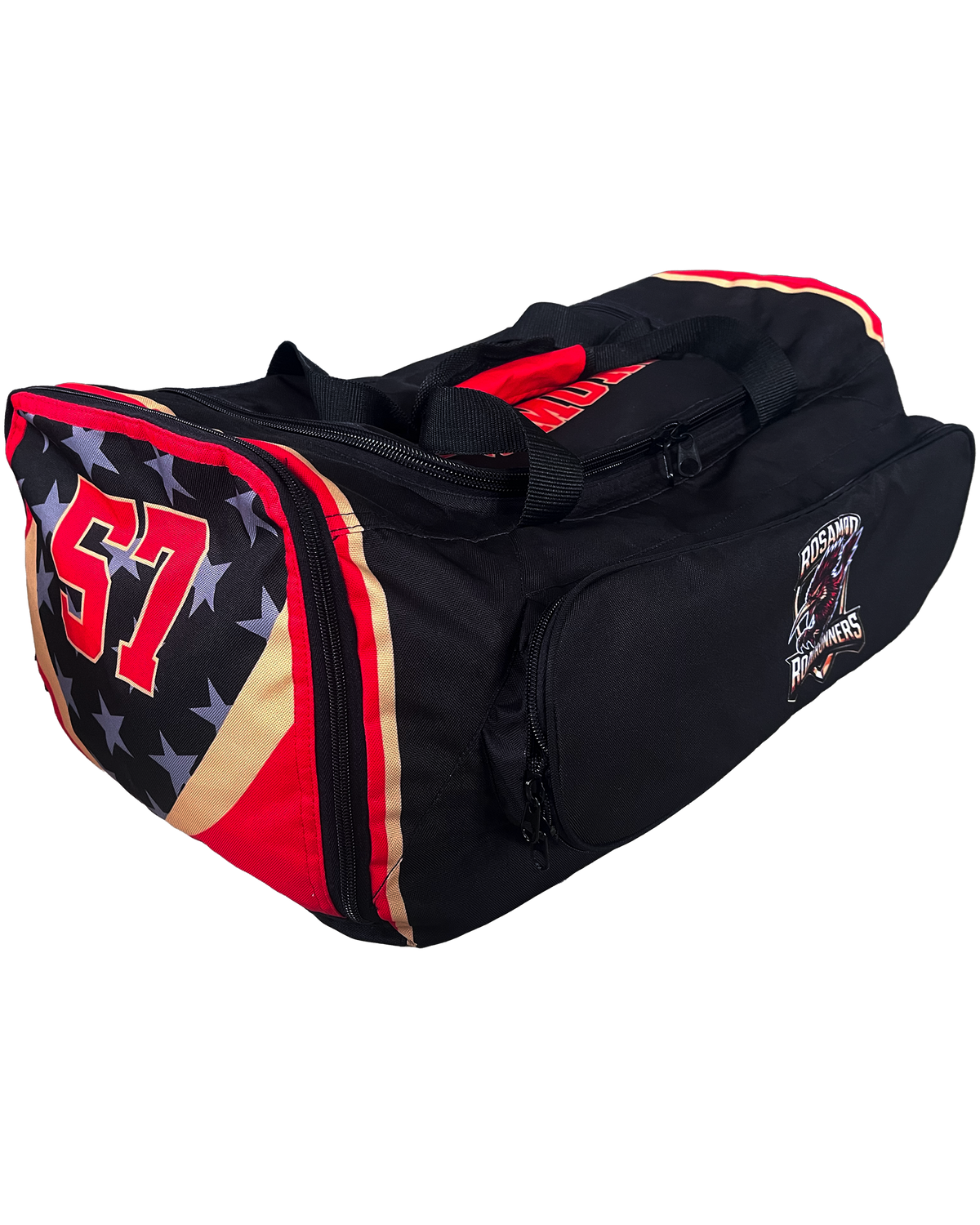 24" Large U zipper Duffle Bag w/ Shoe Pocket (No Pads)