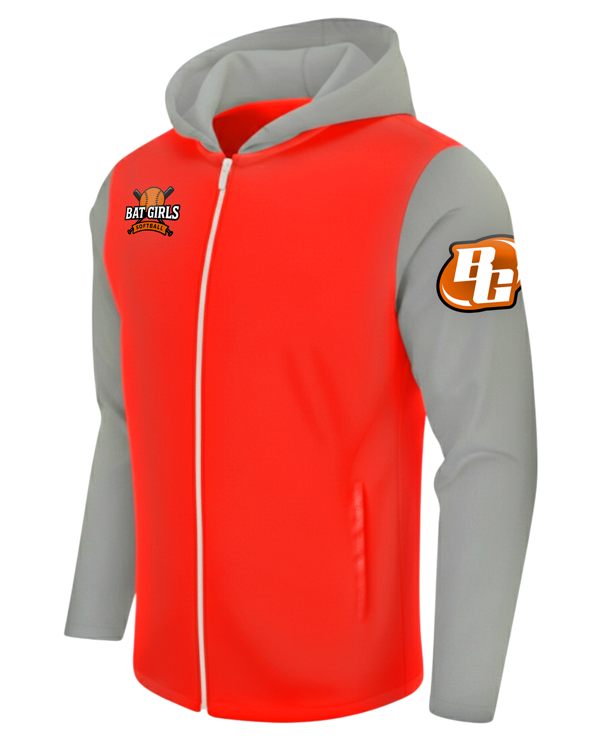 Dyed Hooded Warmup Jacket