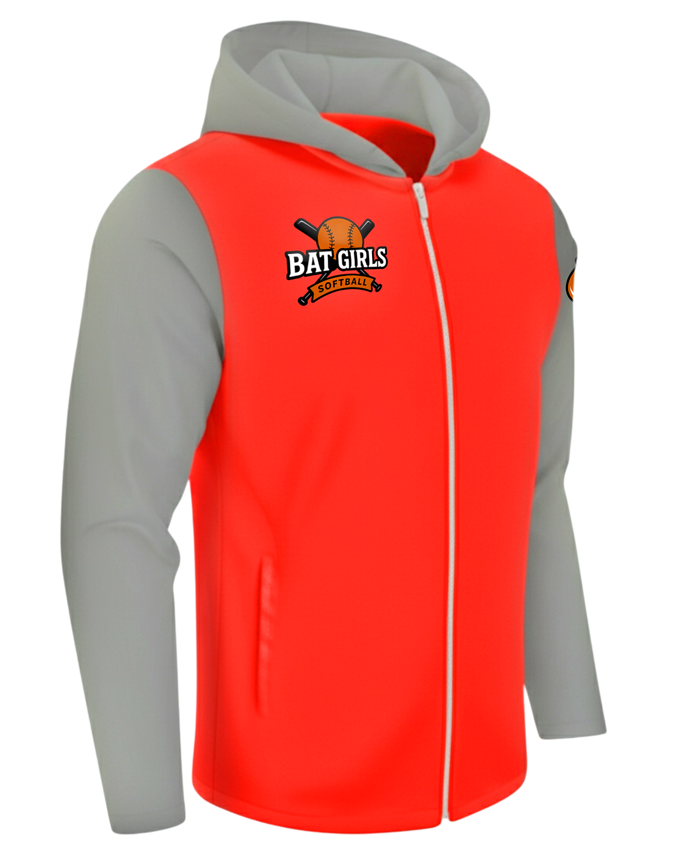 Dyed Hooded Warmup Jacket