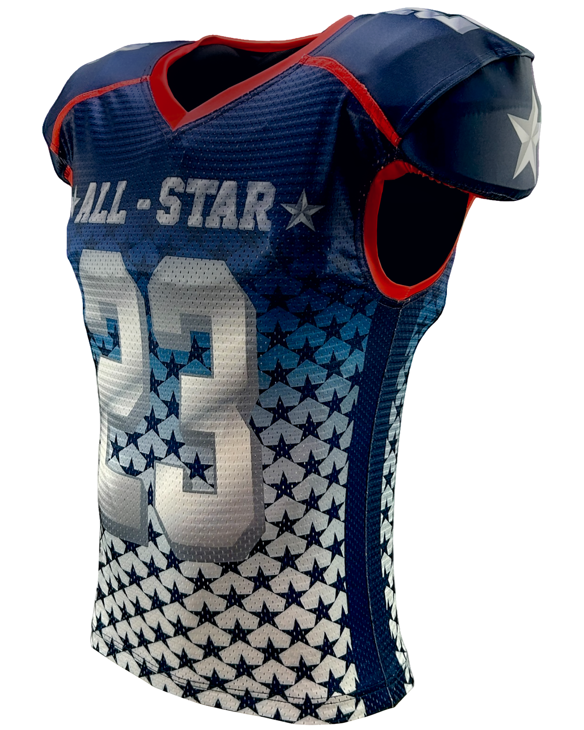 Rollout Waistcut Fitted Stretch Mesh Jersey