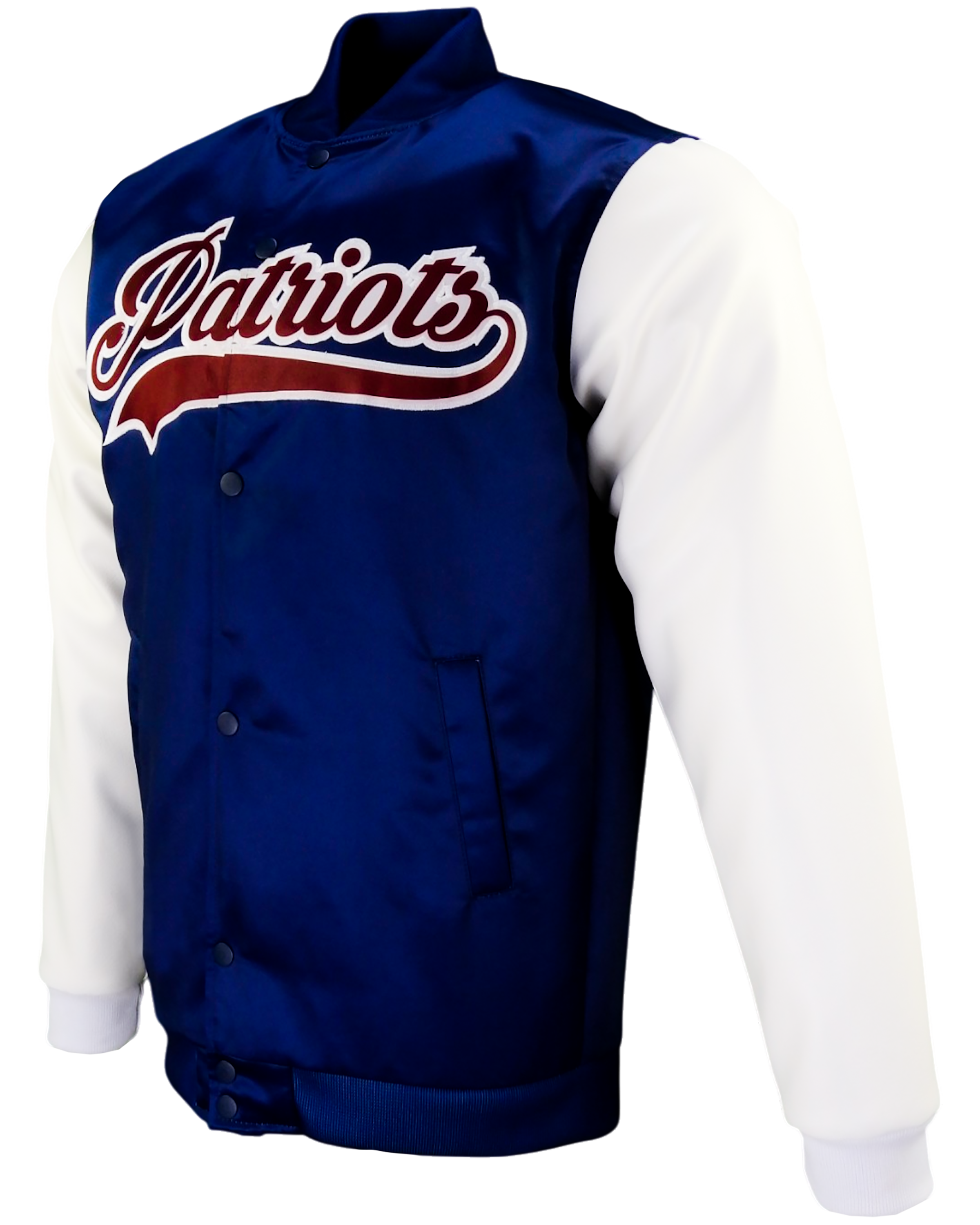 Sublimated Letterman Jacket w/ Faux Leather Sleeves