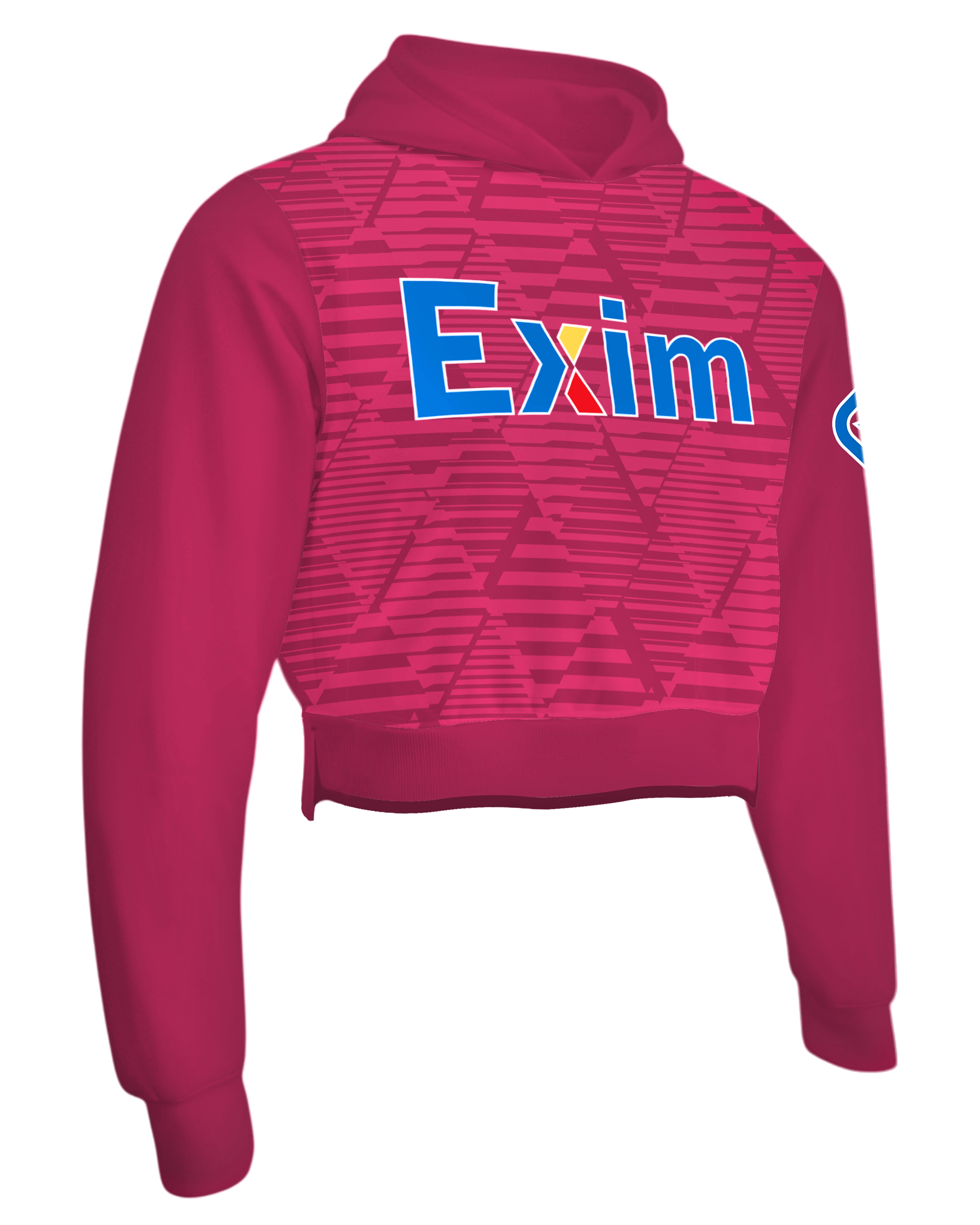 Drifit Performance Crop Top Hoodie with Bottom Hem Slit