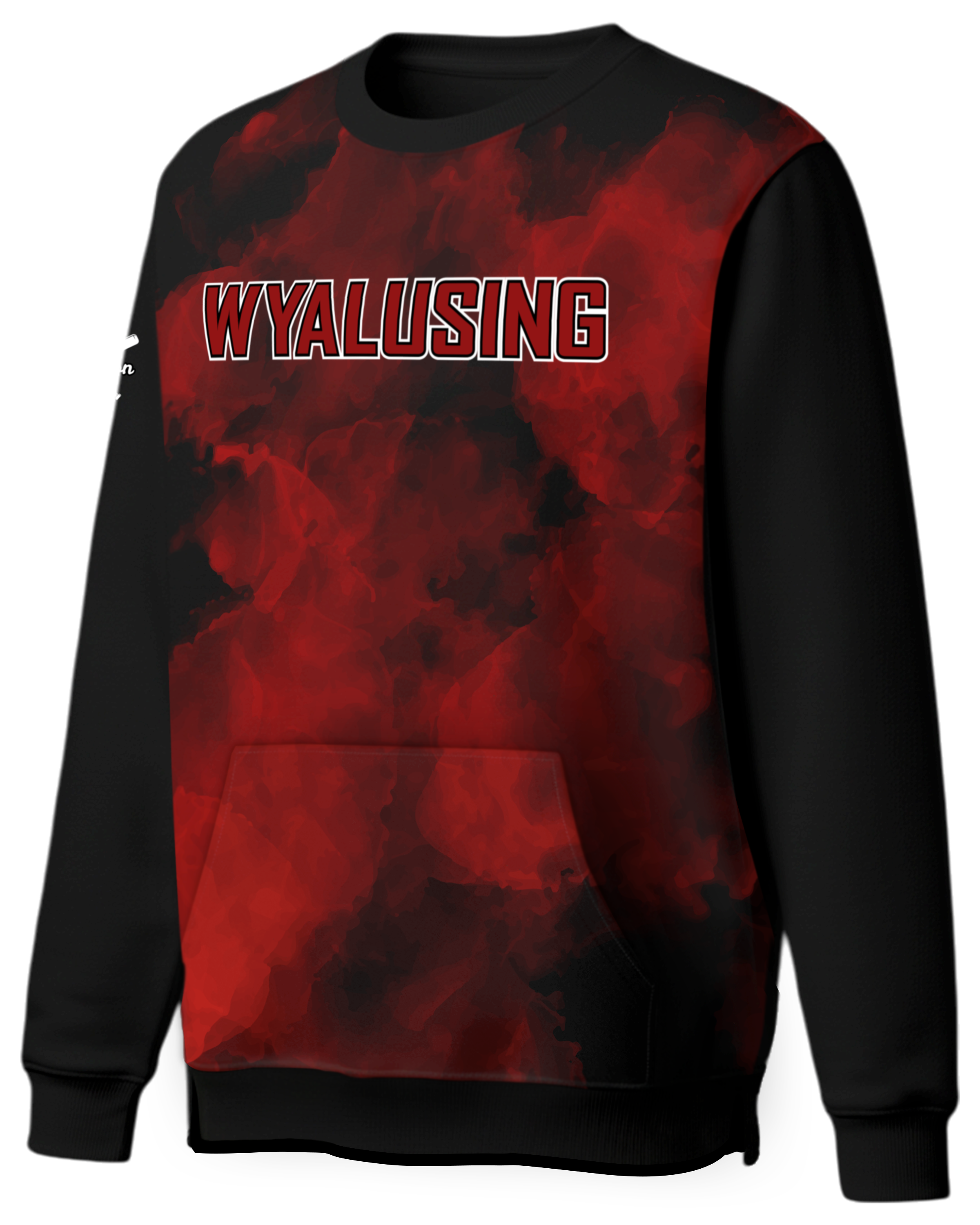 Drifit Performance Pullover Crew Neck Sweatshirt w/ Front Pocket & Bottom Hem Slit