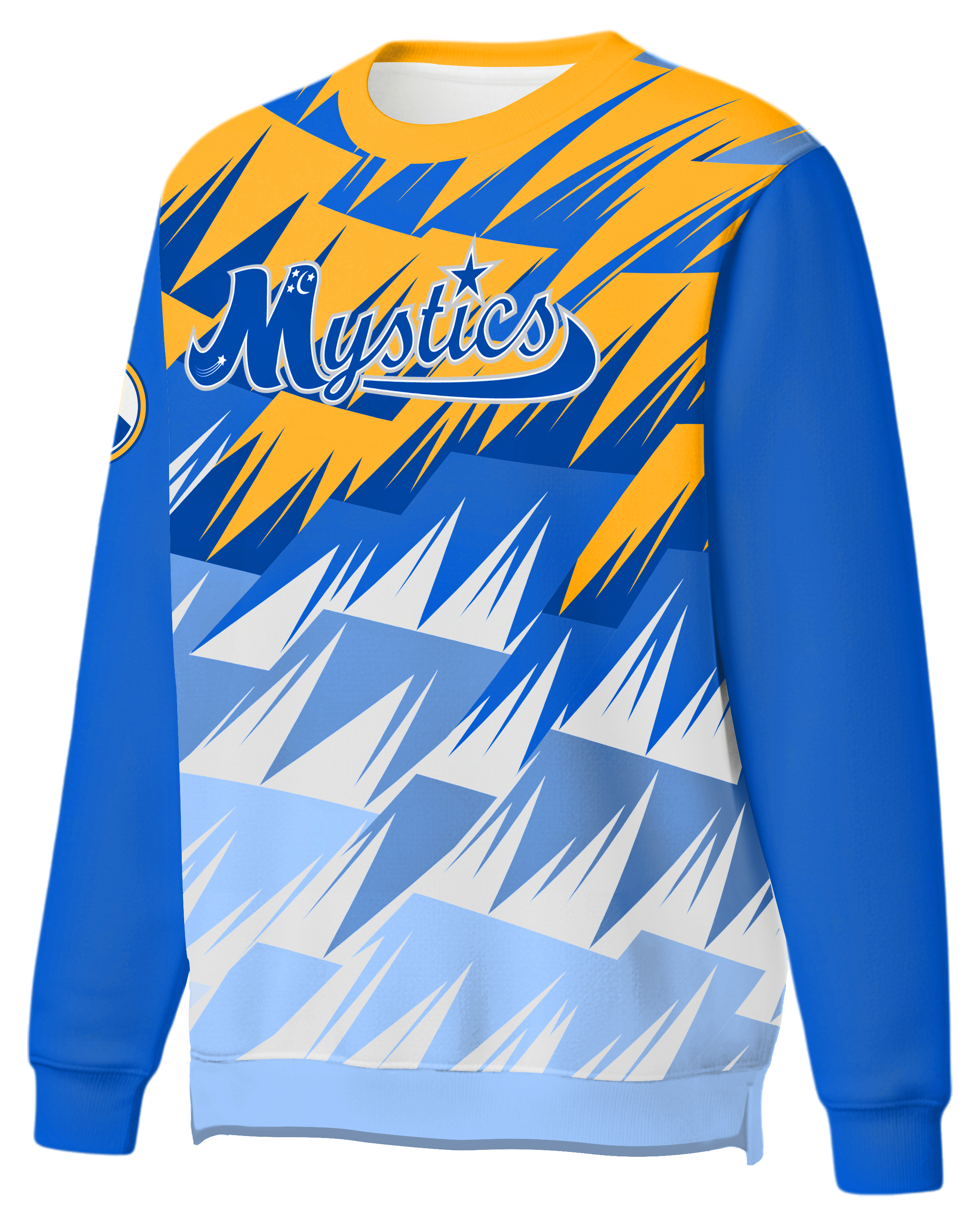 Drifit Performance Pullover Crew Neck Sweatshirt w/ Bottom Hem Slit